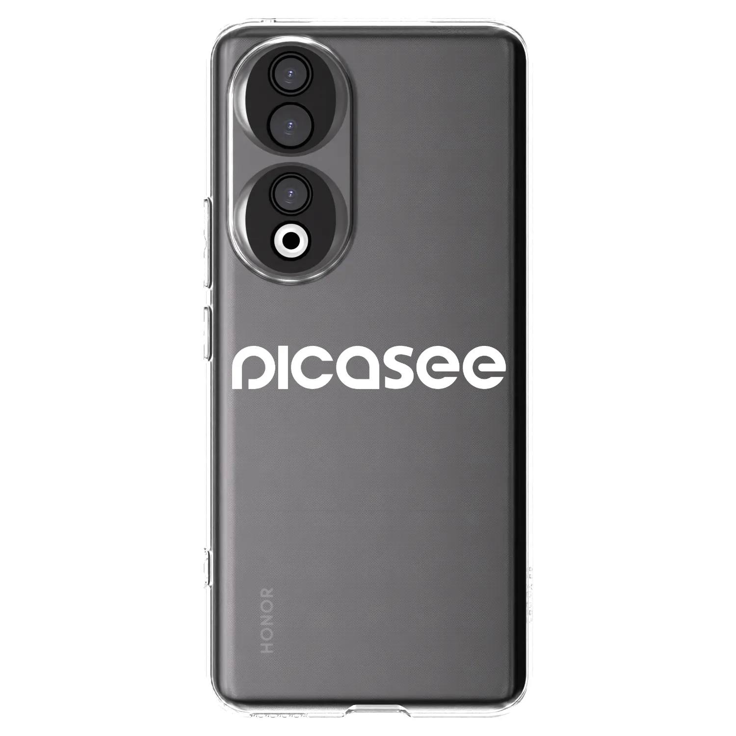 Picasee silikonska prozirna maskica za Honor 90 5G - Picasee - new logo - white