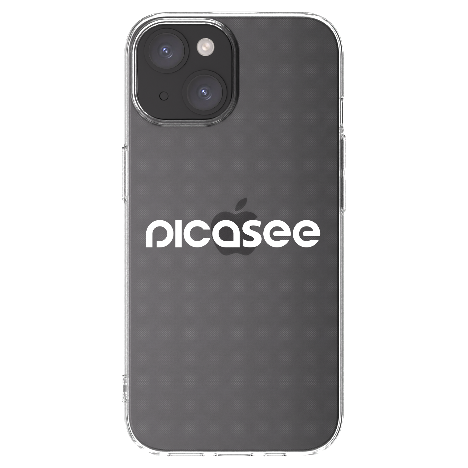 Picasee silikonska prozirna maskica za Apple iPhone 15 - Picasee - new logo - white