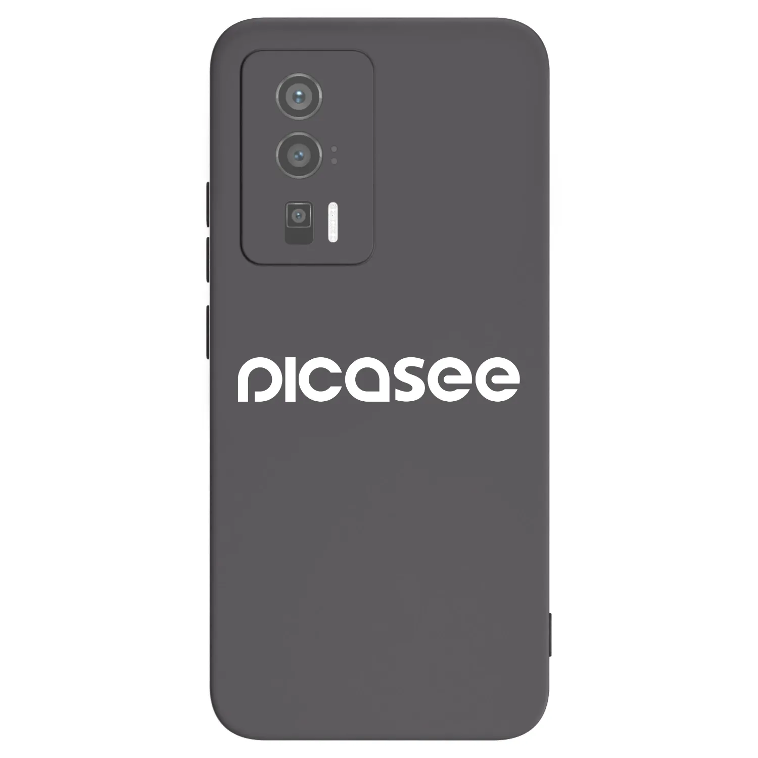 Picasee crna silikonska maskica za Xiaomi Poco F5 Pro 5G - Picasee - new logo - white