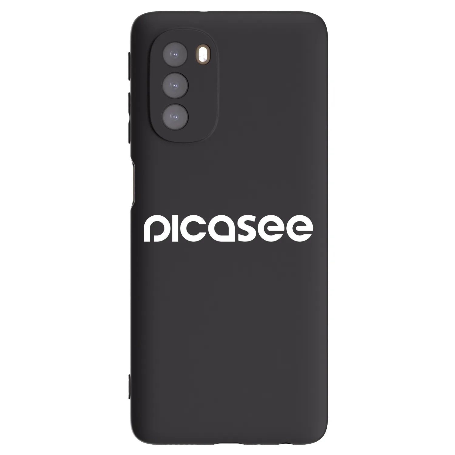 Picasee crna silikonska maskica za Motorola Moto G51 - Picasee - new logo - white