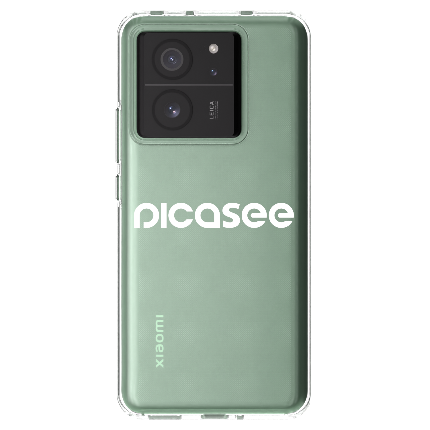 Picasee silikonska prozirna maskica za Xiaomi 13T Pro - Picasee - new logo - white