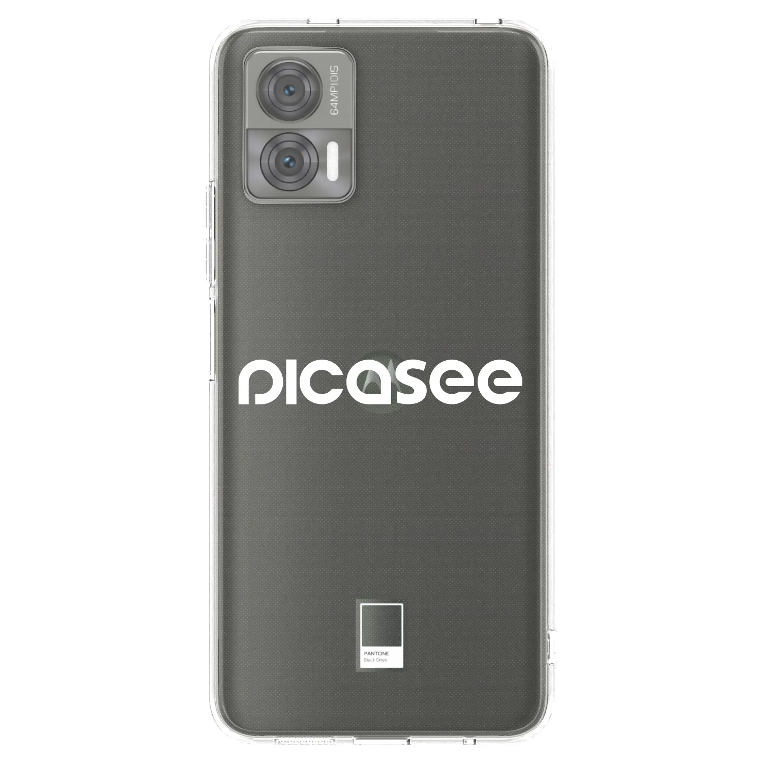 Picasee silikonska prozirna maskica za Motorola Edge 30 Neo - Picasee - new logo - white