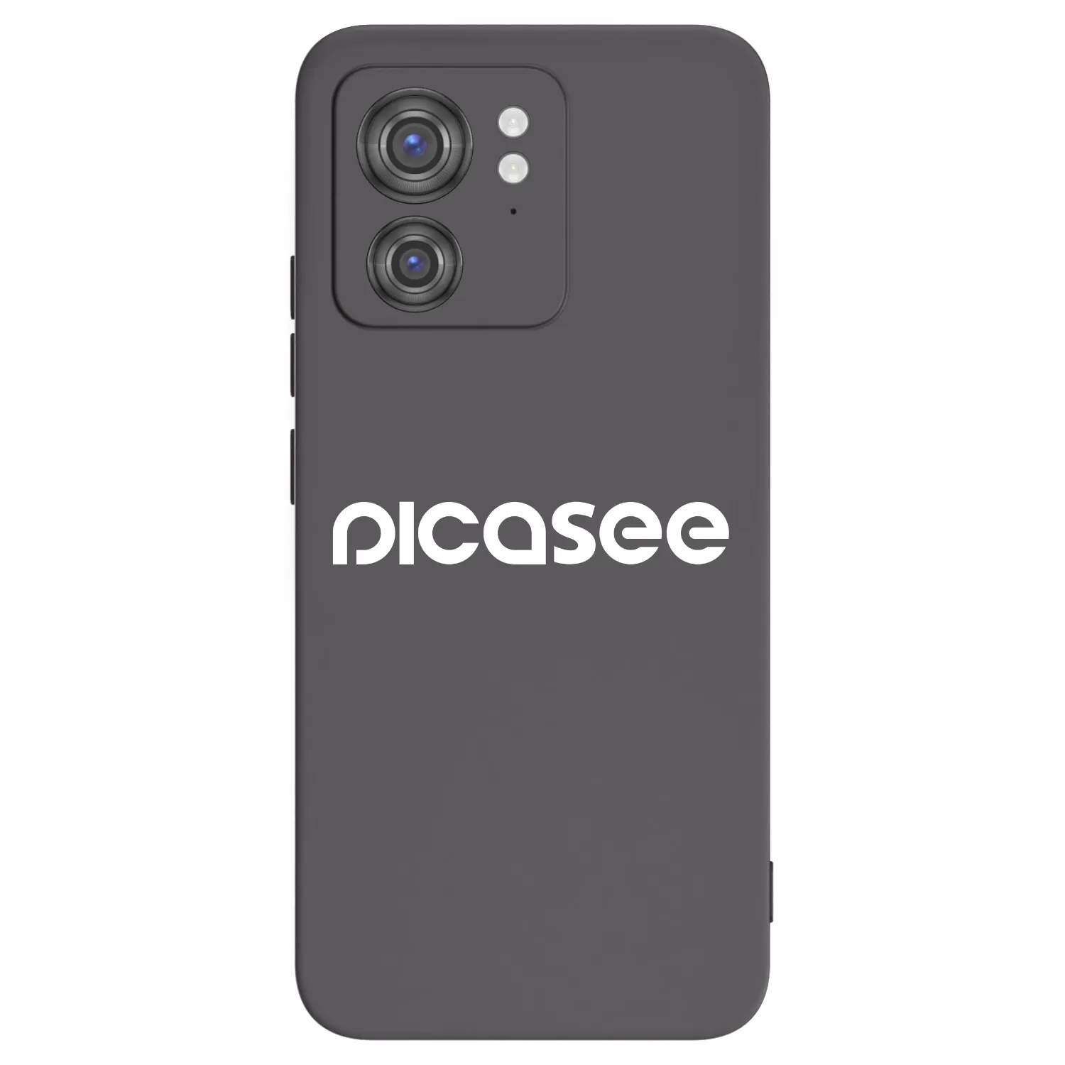 Picasee crna silikonska maskica za Motorola Edge 40 - Picasee - new logo - white