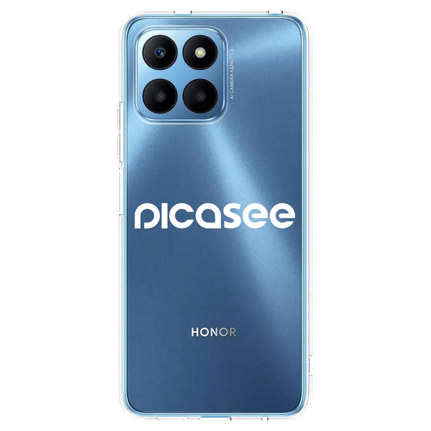 Picasee silikonska prozirna maskica za Honor 70 Lite - Picasee - new logo - white