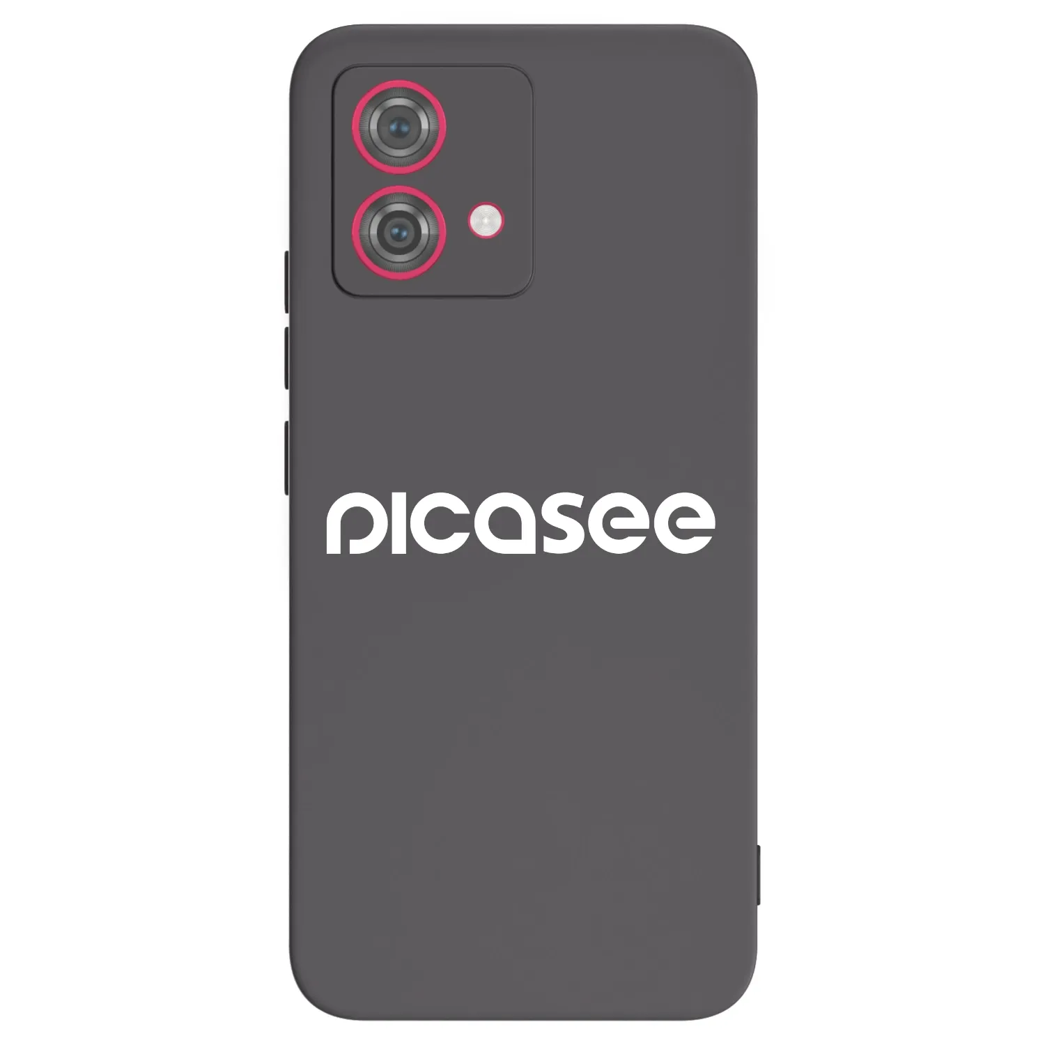 Picasee crna silikonska maskica za Motorola Moto G84 5G - Picasee - new logo - white
