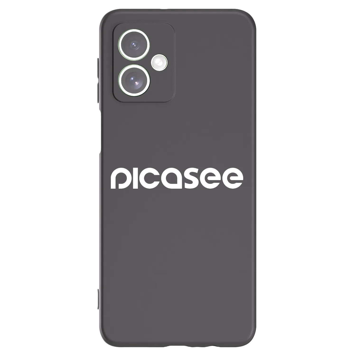 Picasee crna silikonska maskica za Motorola Moto G54 5G - Picasee - new logo - white