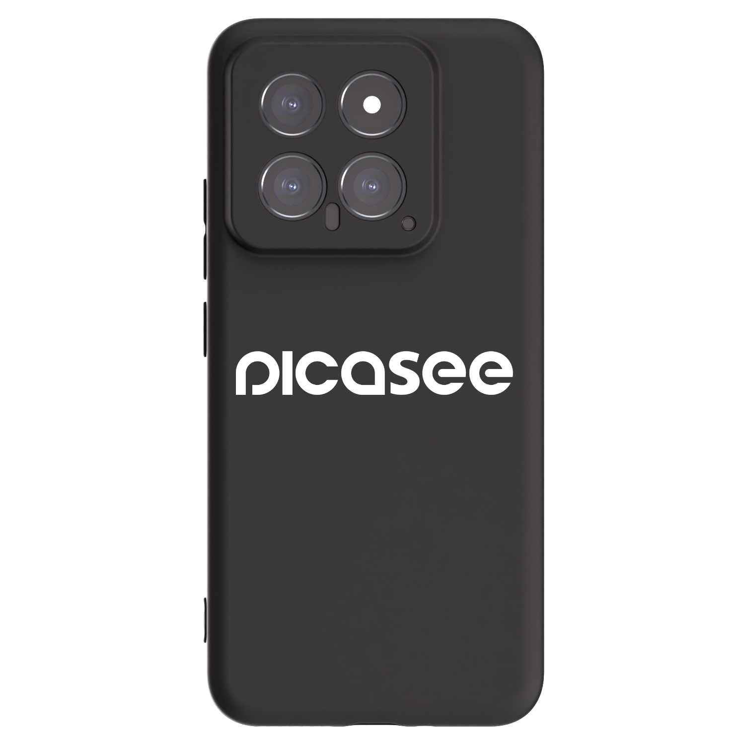 Picasee crna silikonska maskica za Xiaomi 14 - Picasee - new logo - white