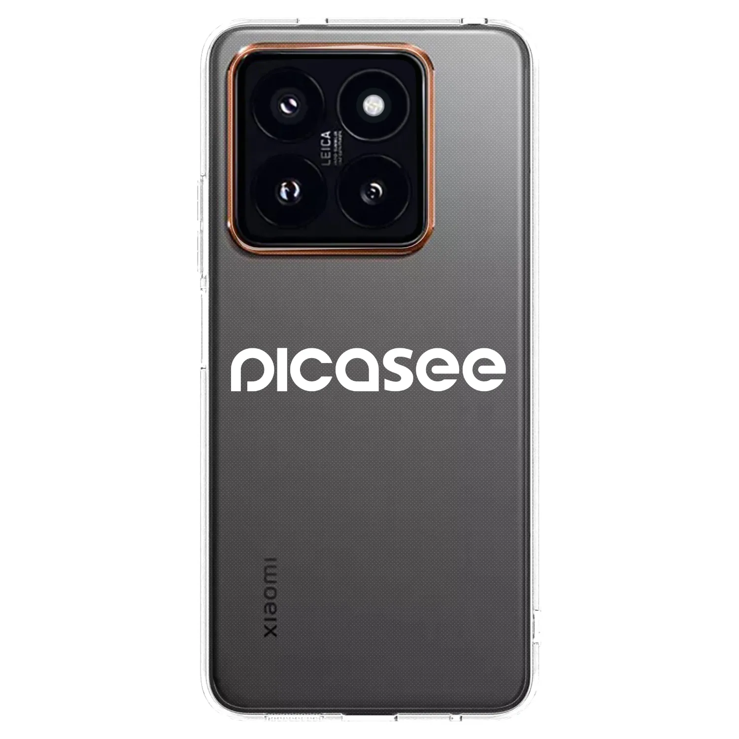 Picasee silikonska prozirna maskica za Xiaomi 14 Pro - Picasee - new logo - white