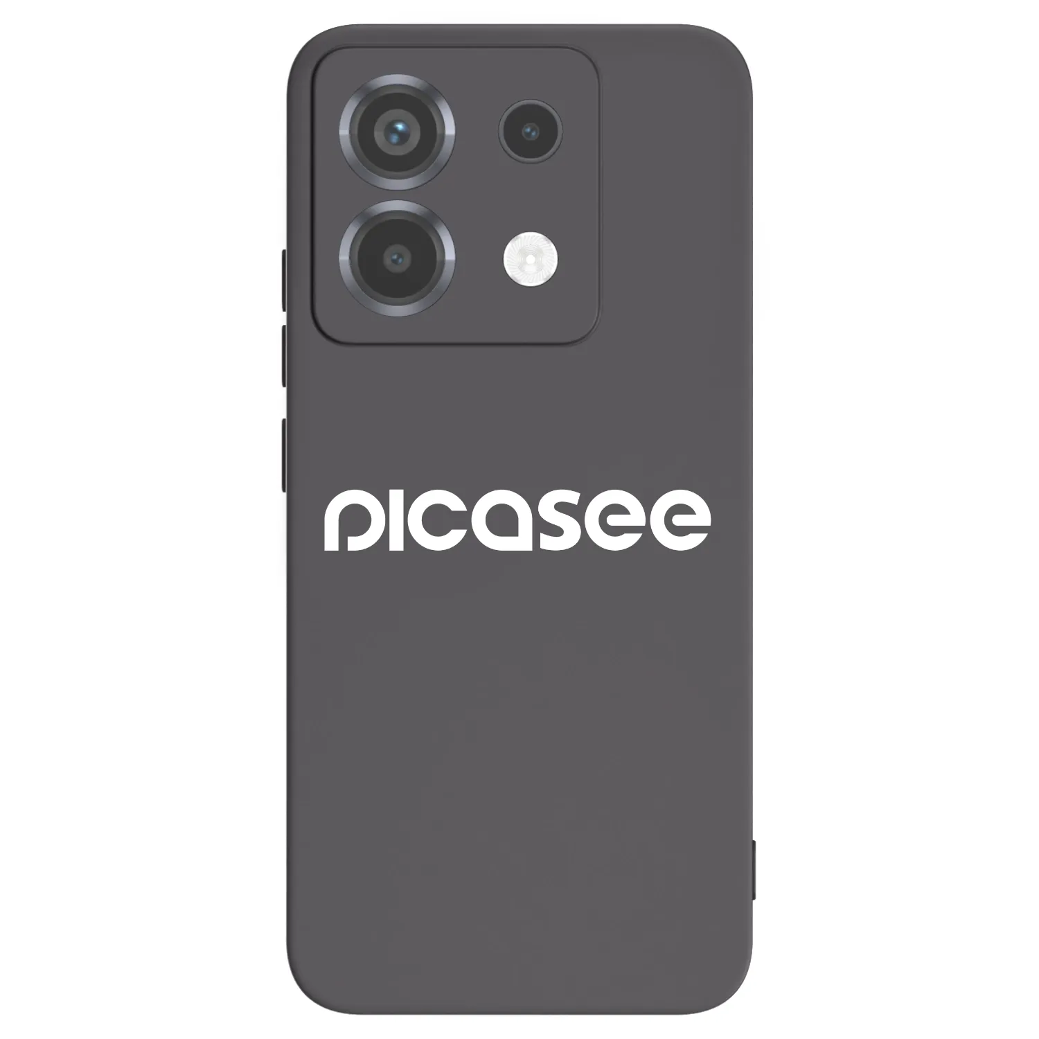 Picasee crna silikonska maskica za Xiaomi Poco X6 - Picasee - new logo - white