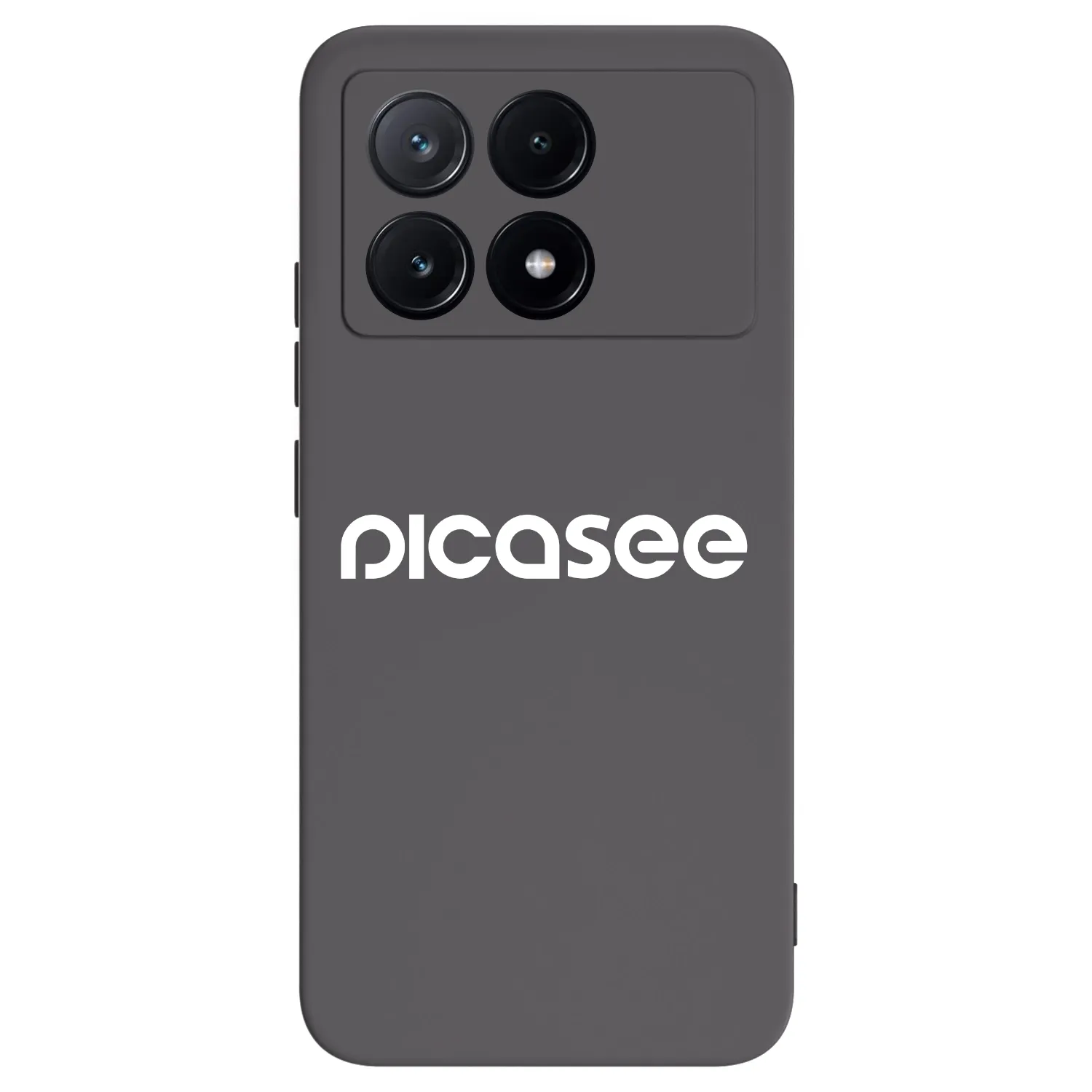 Picasee crna silikonska maskica za Xiaomi Poco X6 Pro - Picasee - new logo - white