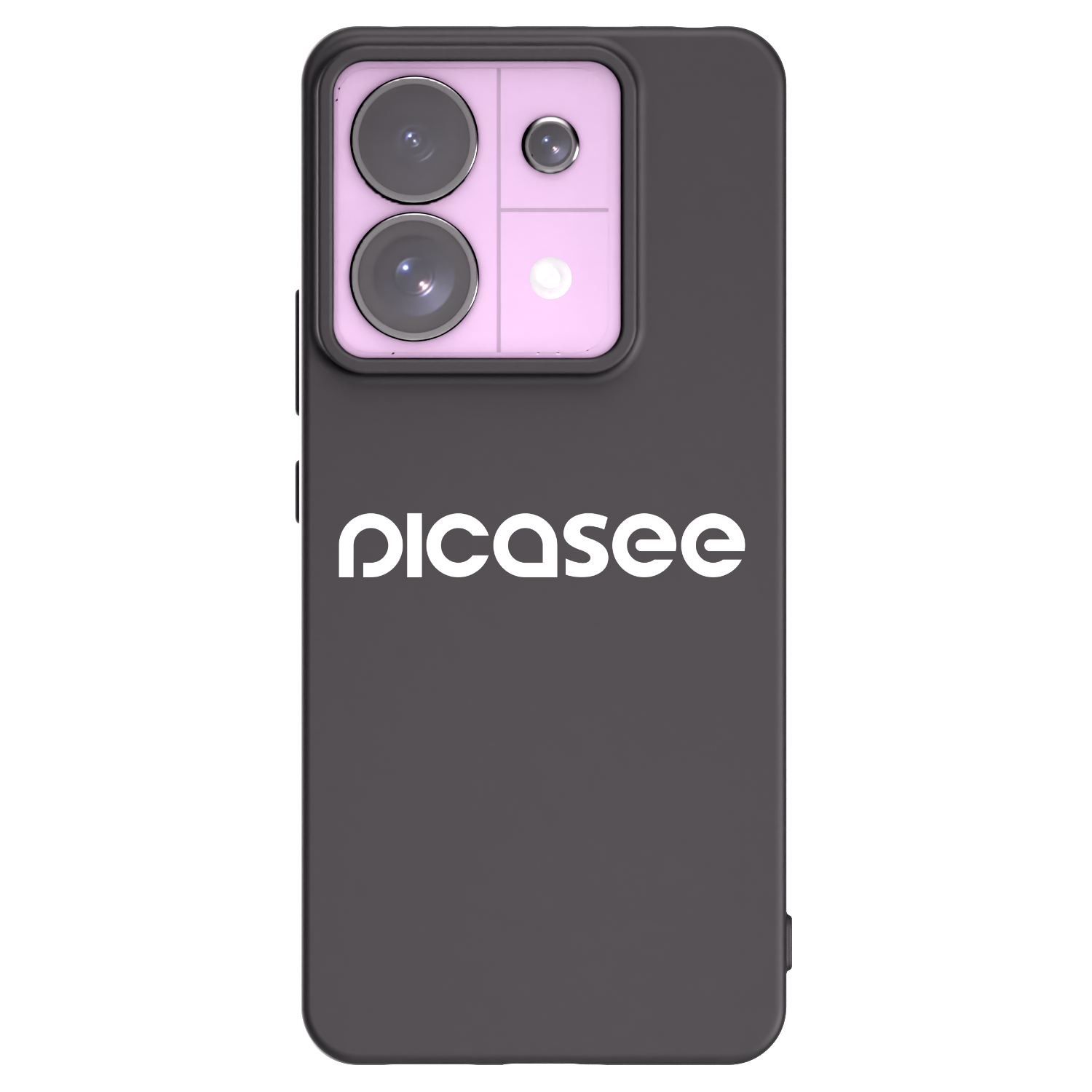 Picasee crna silikonska maskica za Xiaomi Redmi Note 13 Pro 5G - Picasee - new logo - white