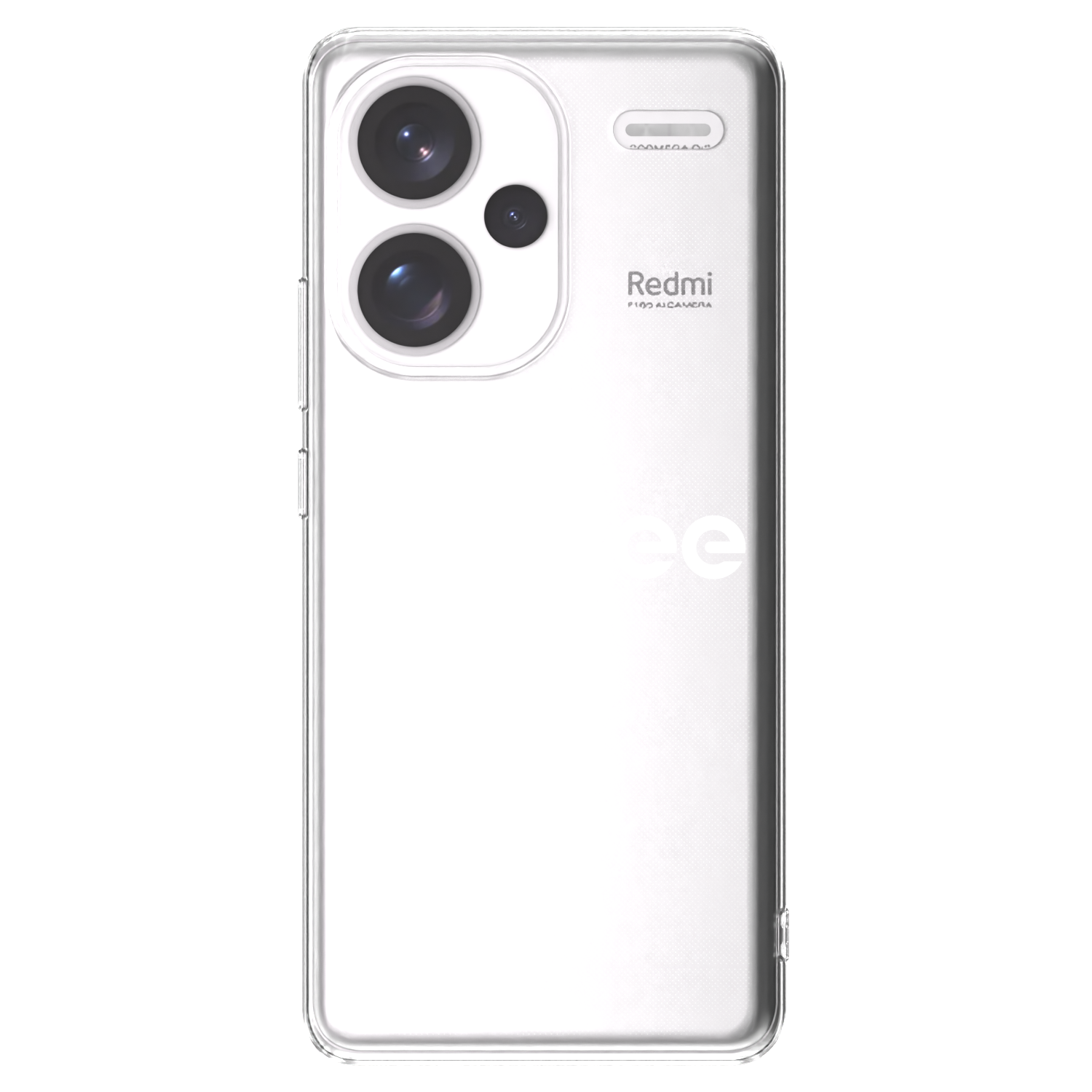 Picasee silikonska prozirna maskica za Xiaomi Redmi Note 13 Pro+ 5G - Picasee - new logo - white