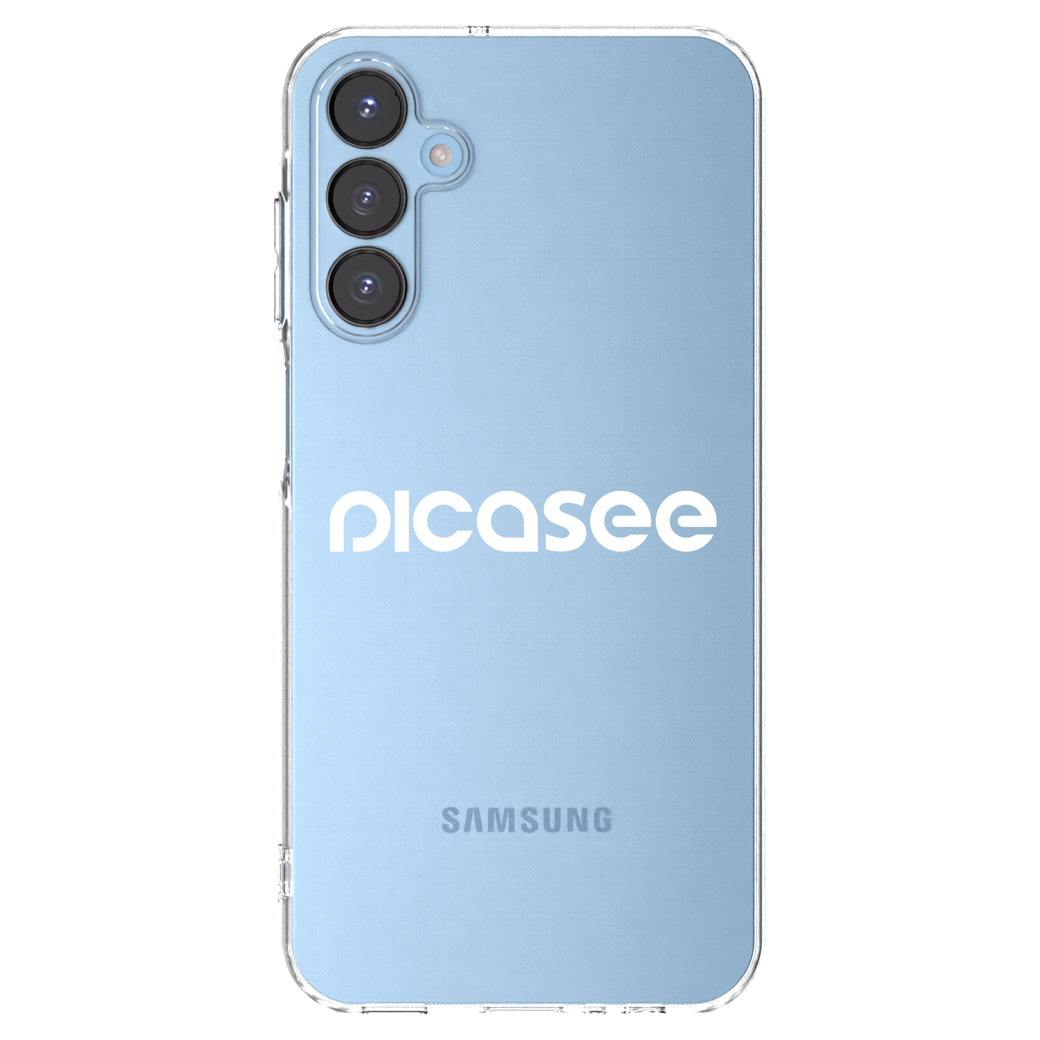 Picasee silikonska prozirna maskica za Samsung Galaxy A15 A156B 5G - Picasee - new logo - white