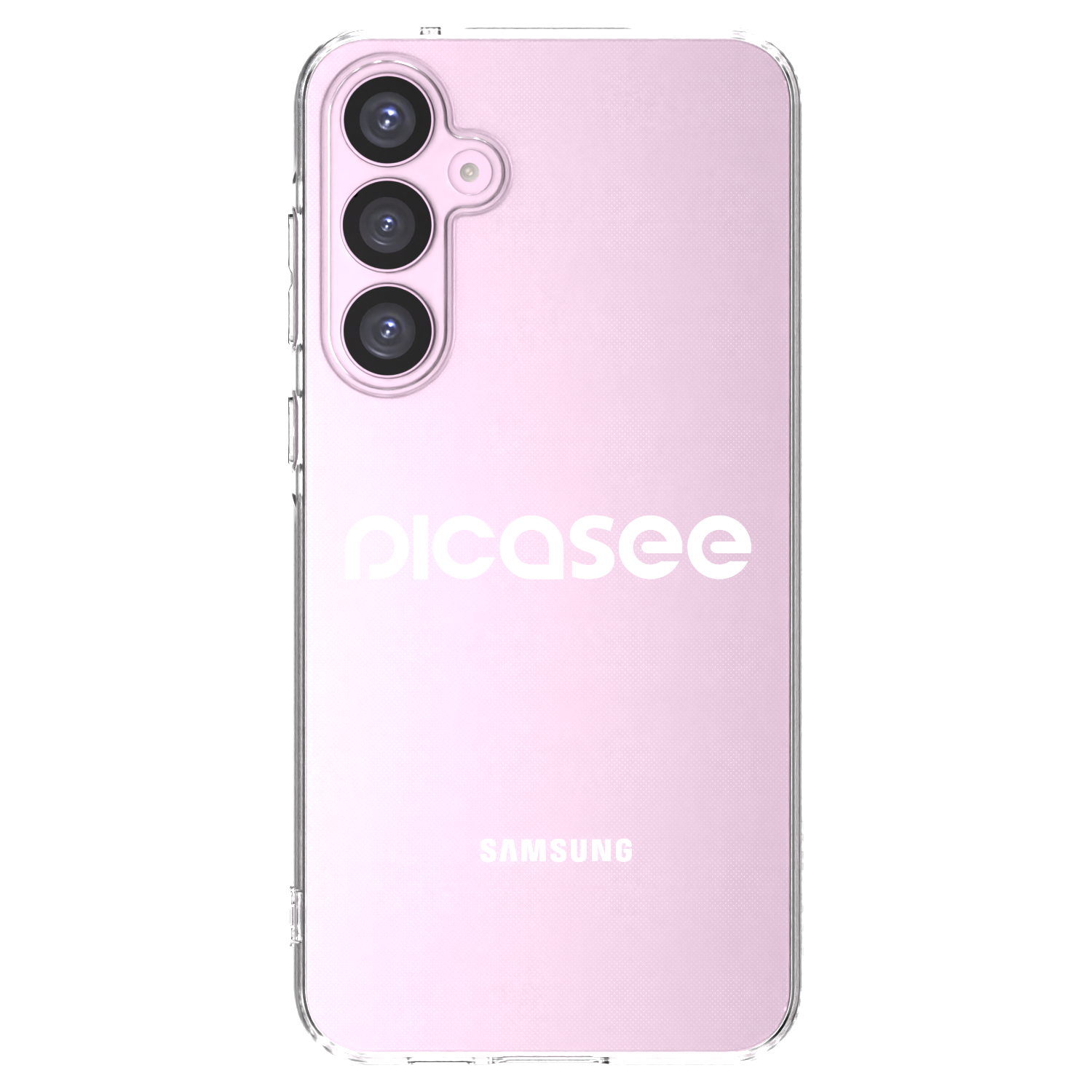 Picasee silikonska prozirna maskica za Samsung Galaxy A55 5G A556B - Picasee - new logo - white