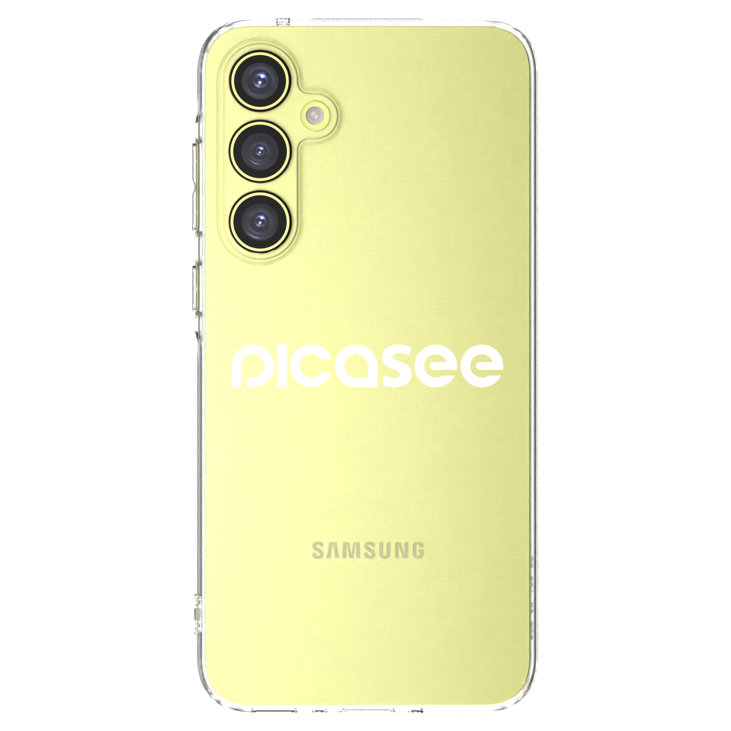 Picasee silikonska prozirna maskica za Samsung Galaxy A35 5G A356B - Picasee - new logo - white