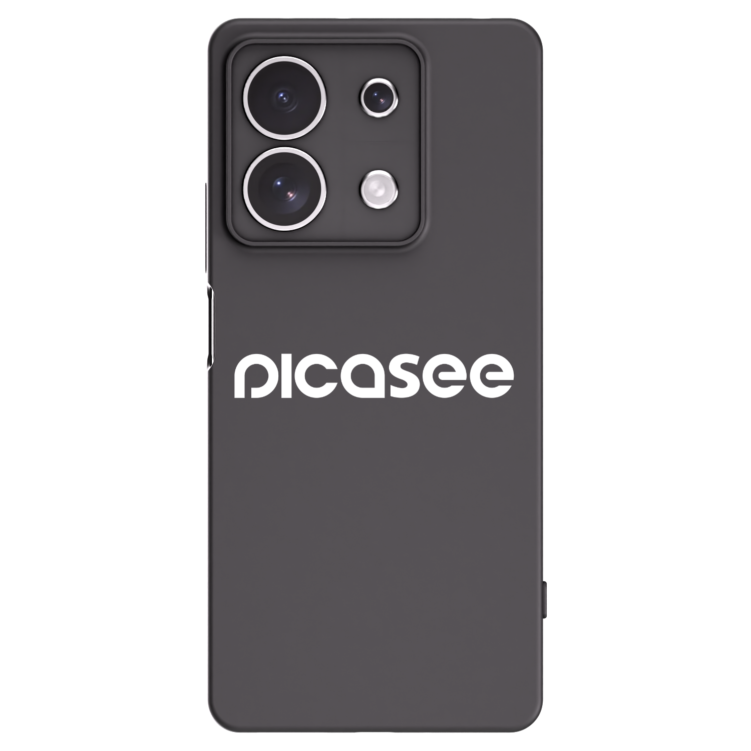 Picasee crna silikonska maskica za Xiaomi Redmi Note 13 4G - Picasee - new logo - white
