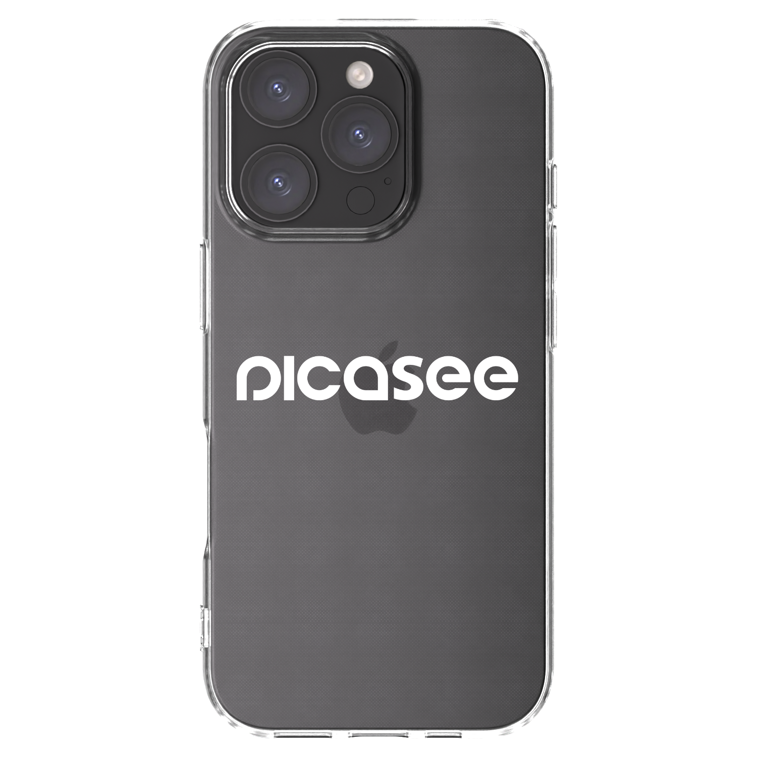 Picasee silikonska prozirna maskica za Apple iPhone 16 Pro - Picasee - new logo - white