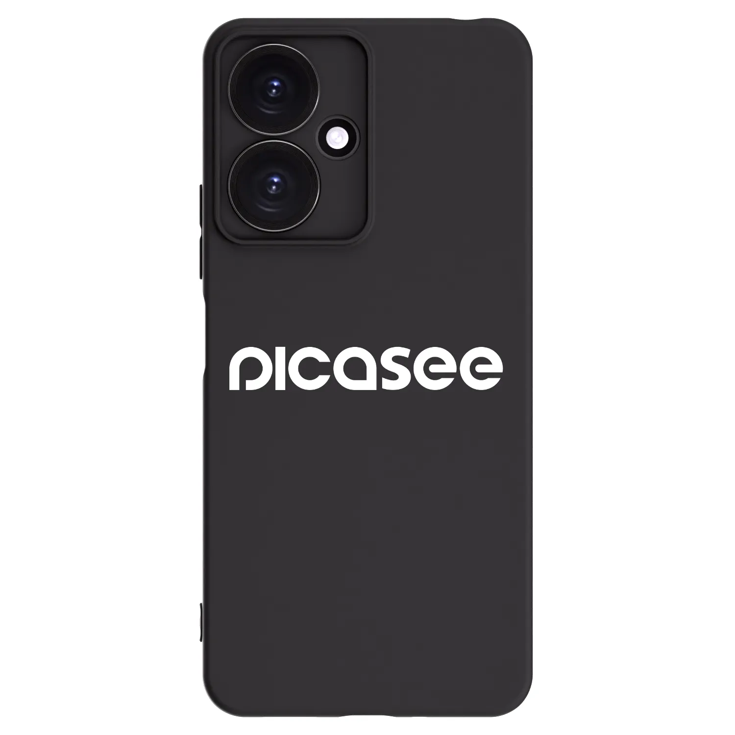 Picasee crna silikonska maskica za Xiaomi Redmi 13C 5G - Picasee - new logo - white