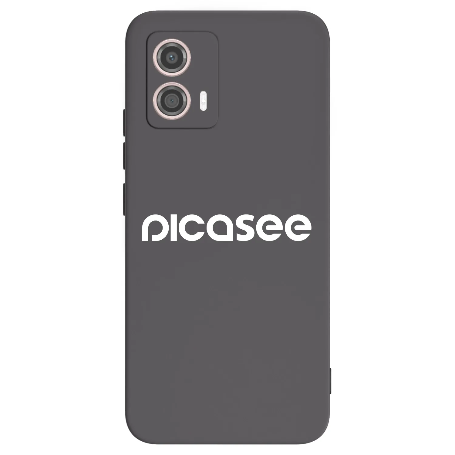 Picasee crna silikonska maskica za Motorola Moto G53 5G - Picasee - new logo - white