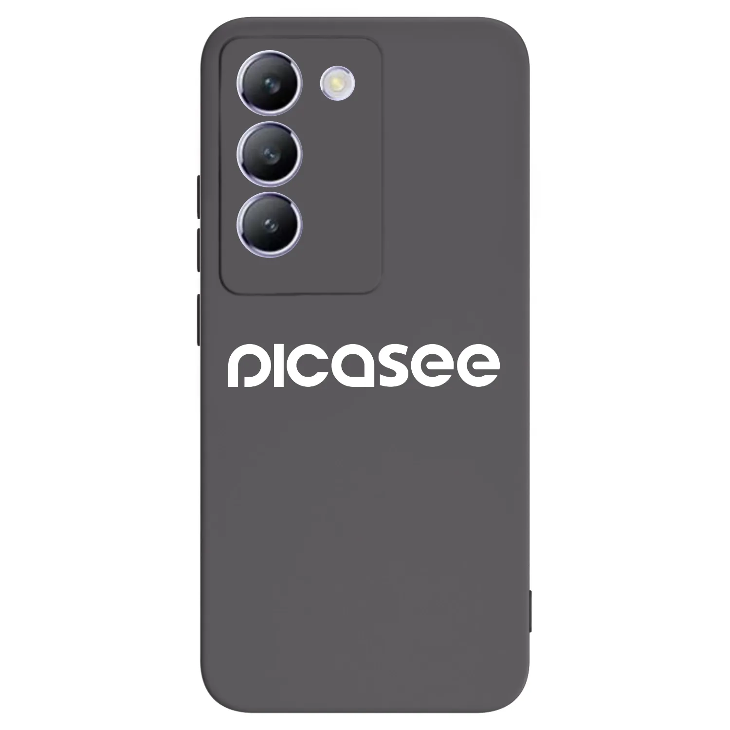 Picasee crna silikonska maskica za Vivo V40 SE 5G - Picasee - new logo - white