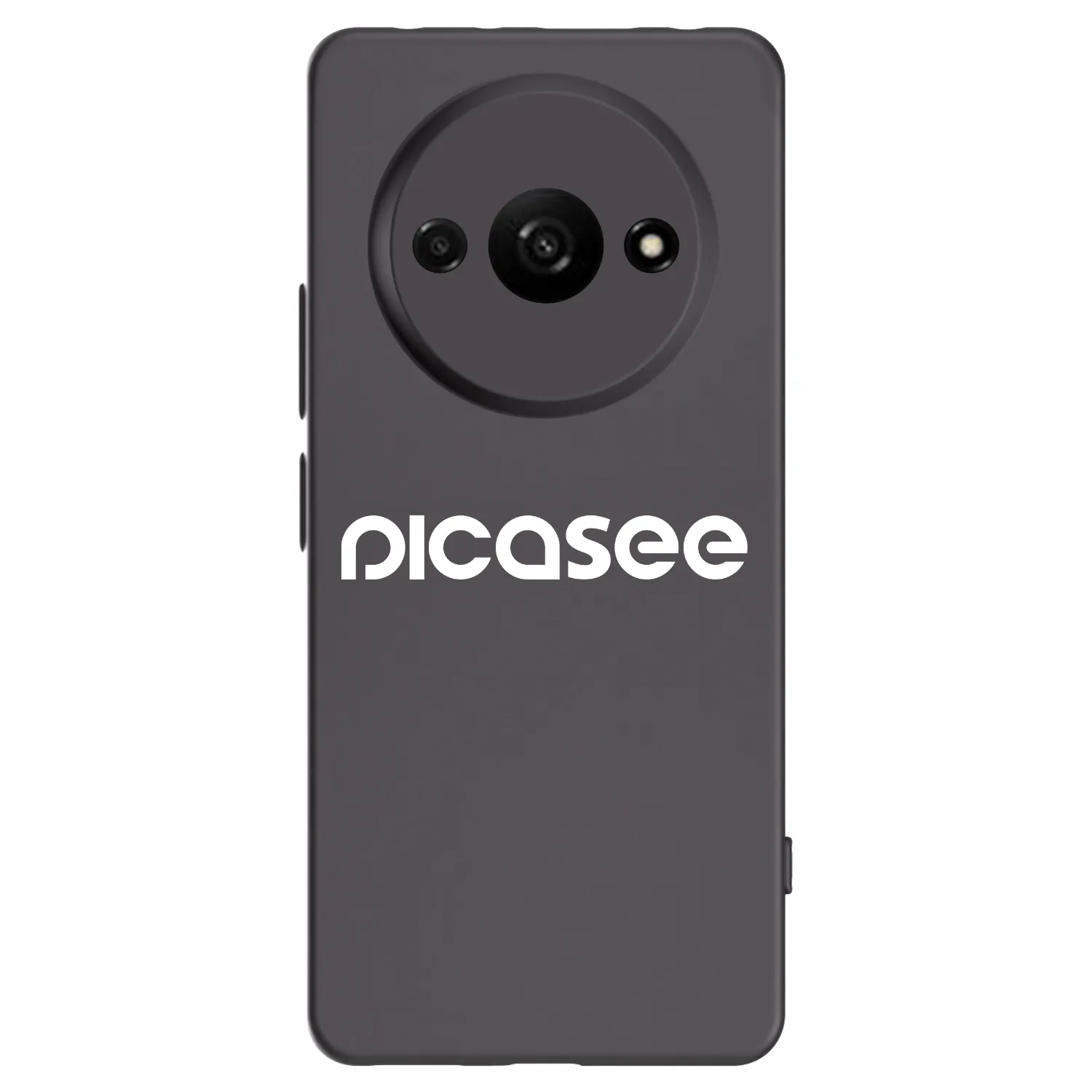 Picasee crna silikonska maskica za Xiaomi Redmi A3 - Picasee - new logo - white