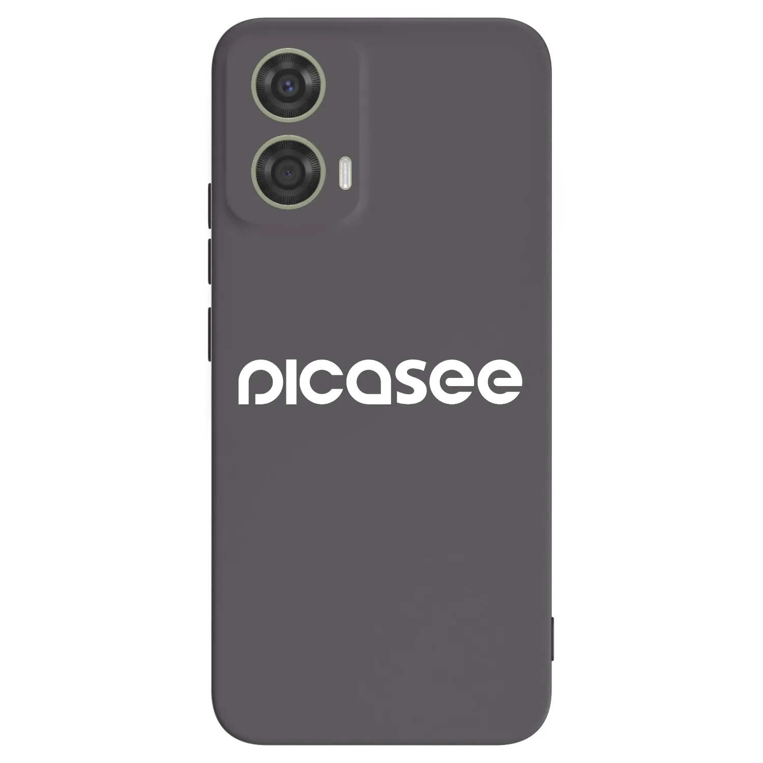 Picasee crna silikonska maskica za Motorola Moto G24 - Picasee - new logo - white
