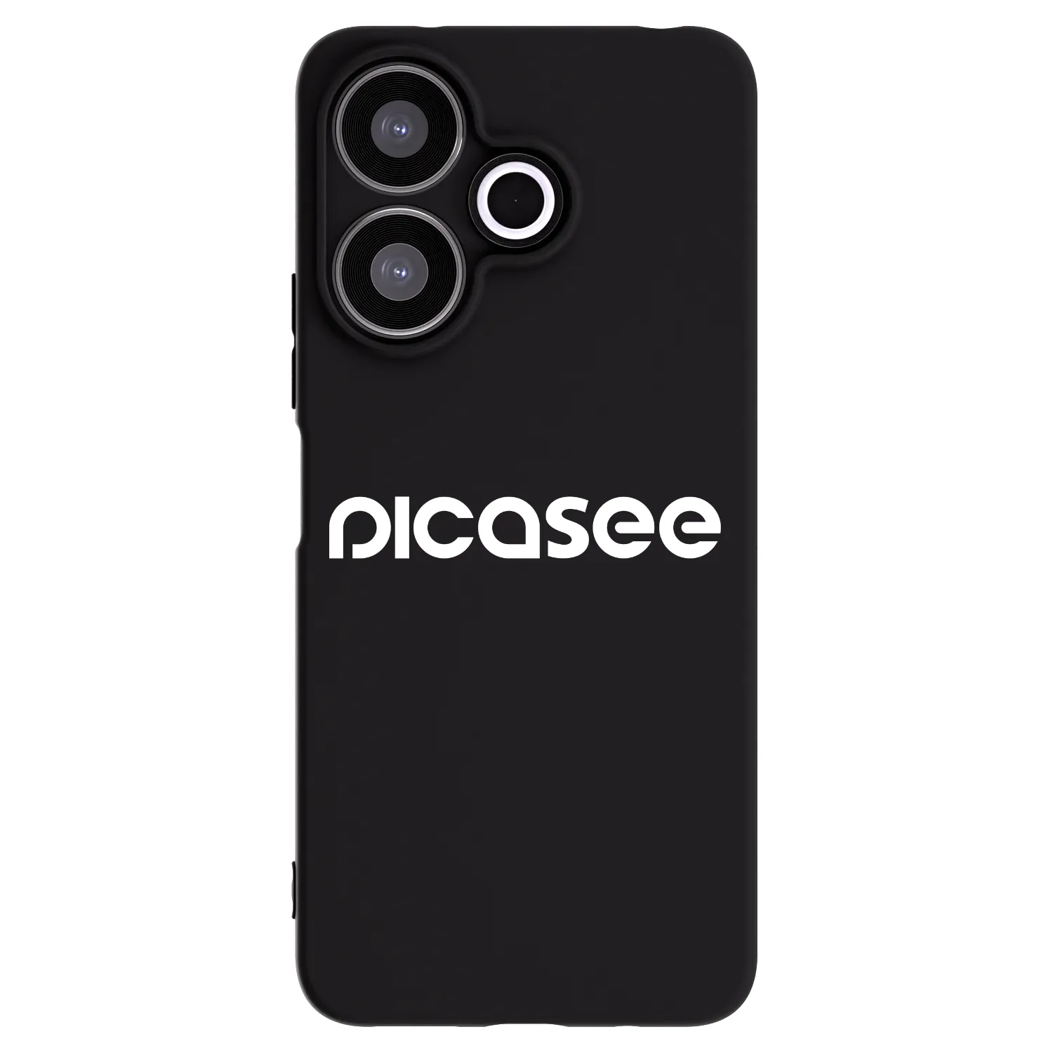 Picasee crna silikonska maskica za Xiaomi Redmi 13 4G - Picasee - new logo - white