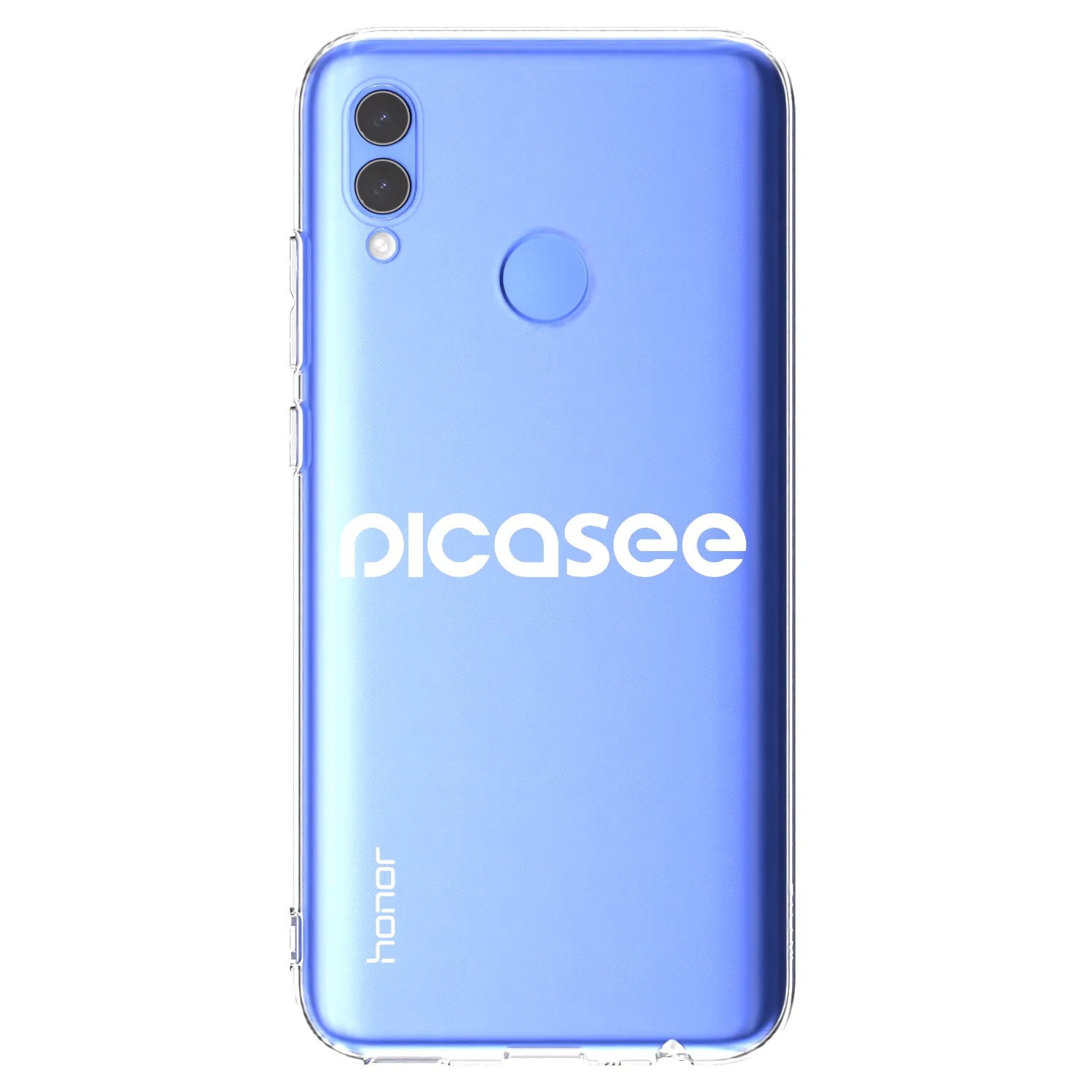 Picasee silikonska prozirna maskica za Huawei P Smart 2019 - Picasee - new logo - white