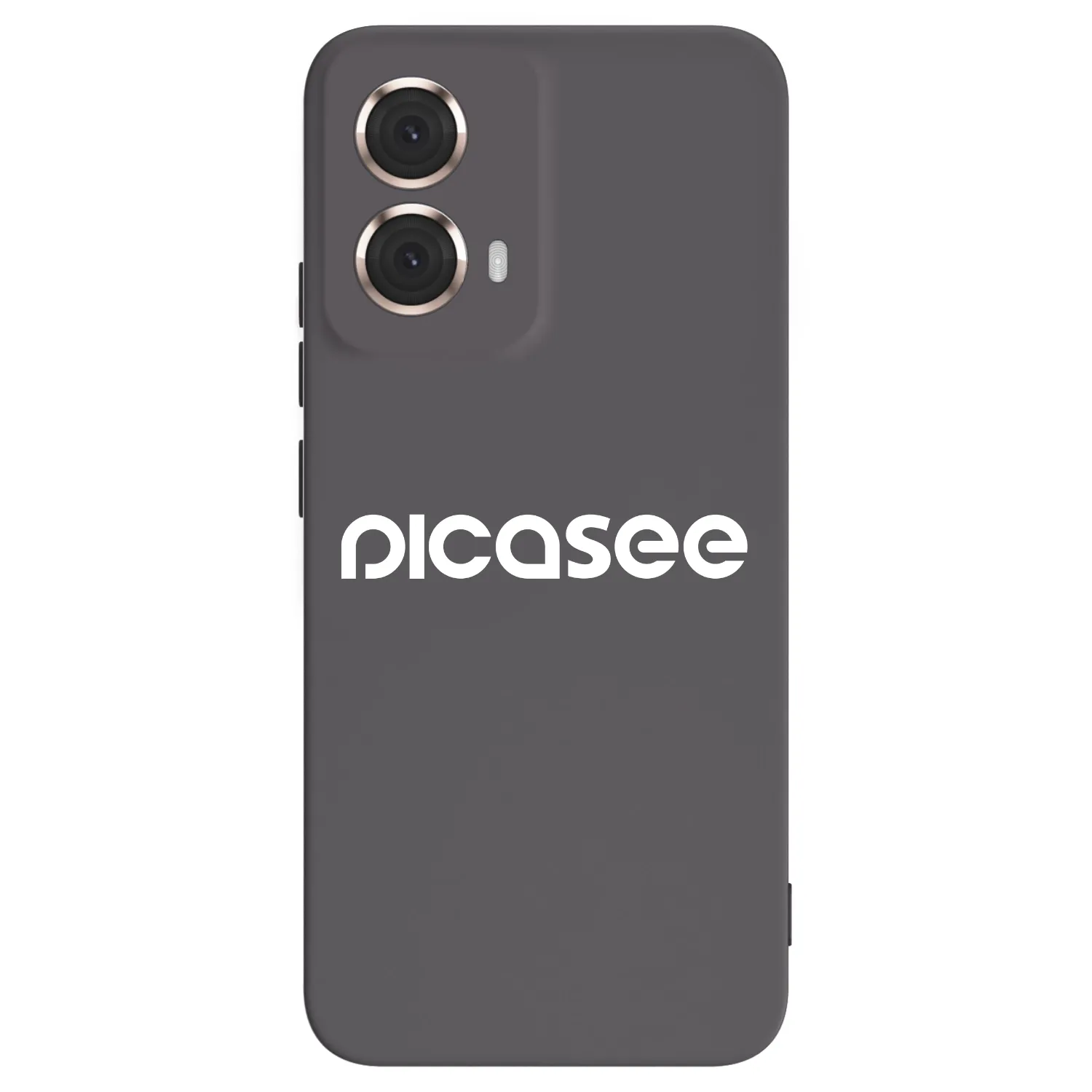 Picasee crna silikonska maskica za Motorola Moto G85 - Picasee - new logo - white