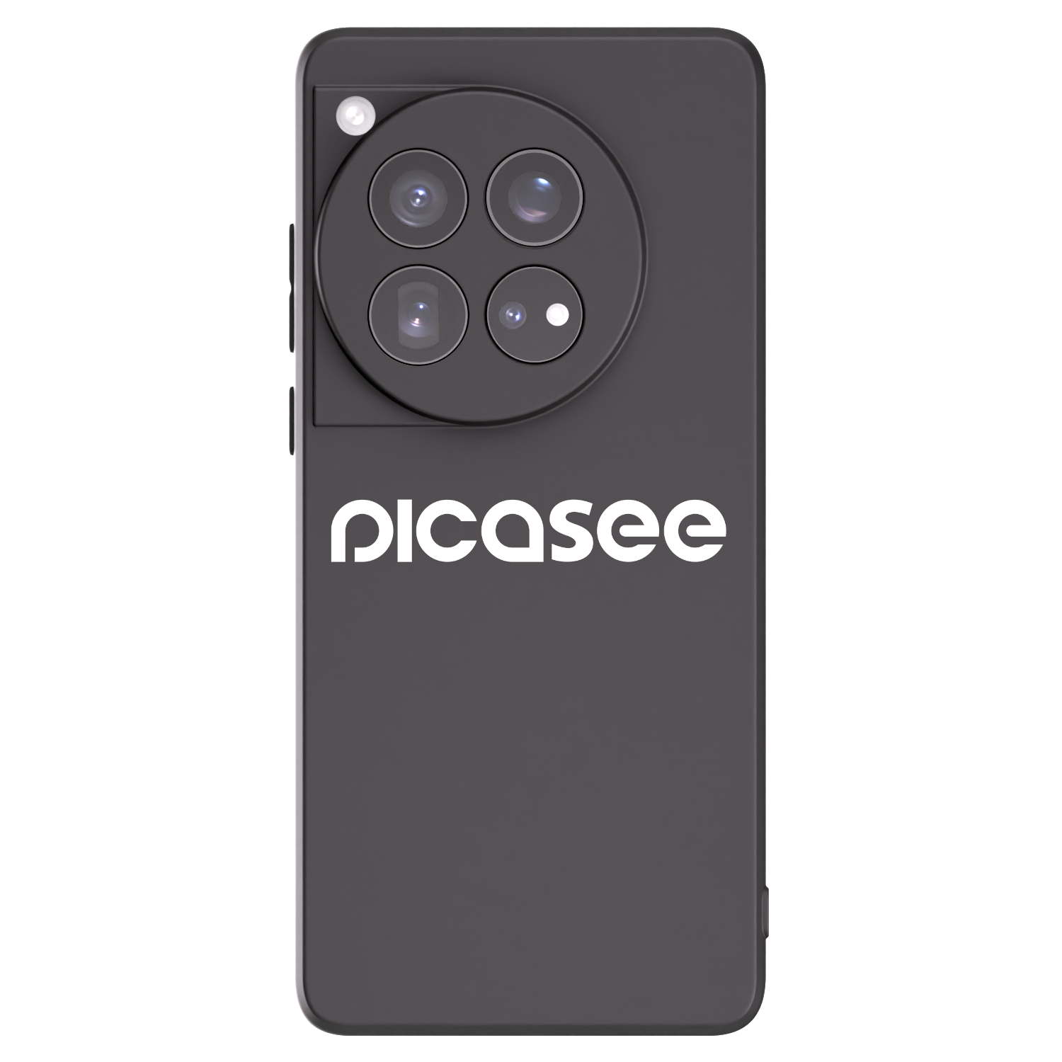 Picasee crna silikonska maskica za OnePlus 12 5G - Picasee - new logo - white