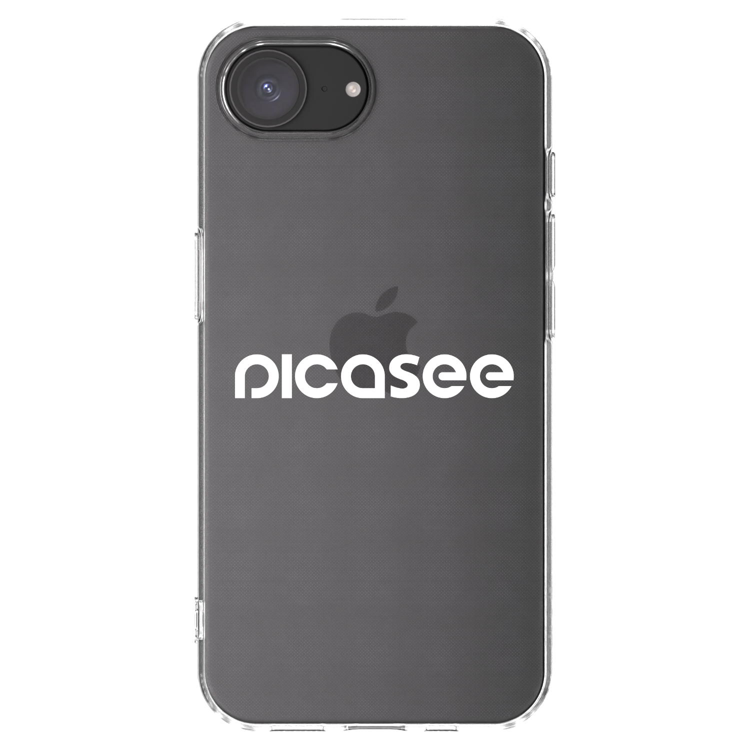 Picasee silikonska prozirna maskica za Apple iPhone 16e - Picasee - new logo - white