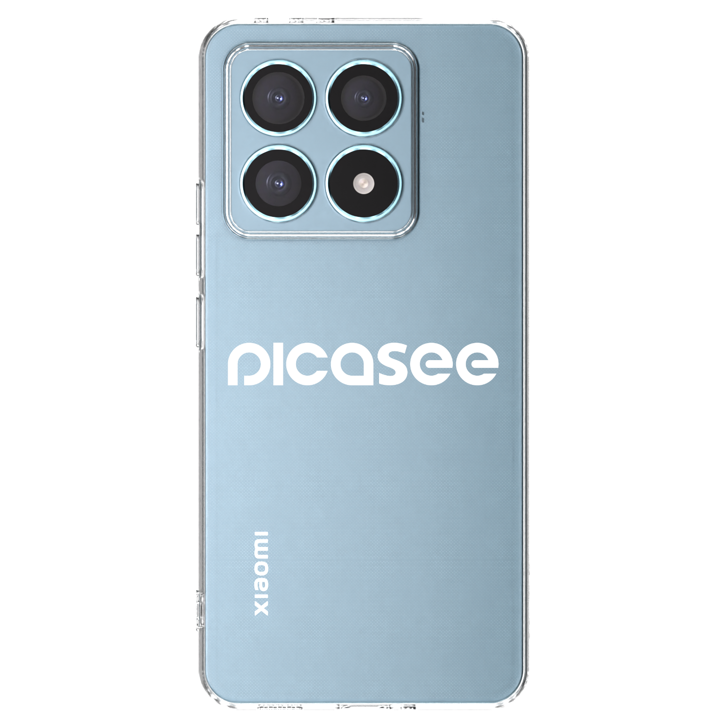Picasee silikonska prozirna maskica za Xiaomi 14T Pro - Picasee - new logo - white