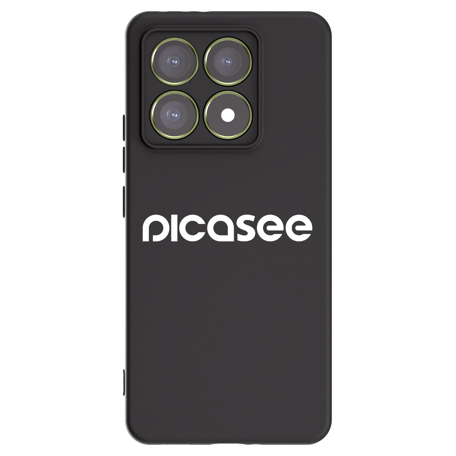 Picasee crna silikonska maskica za Xiaomi 14T - Picasee - new logo - white