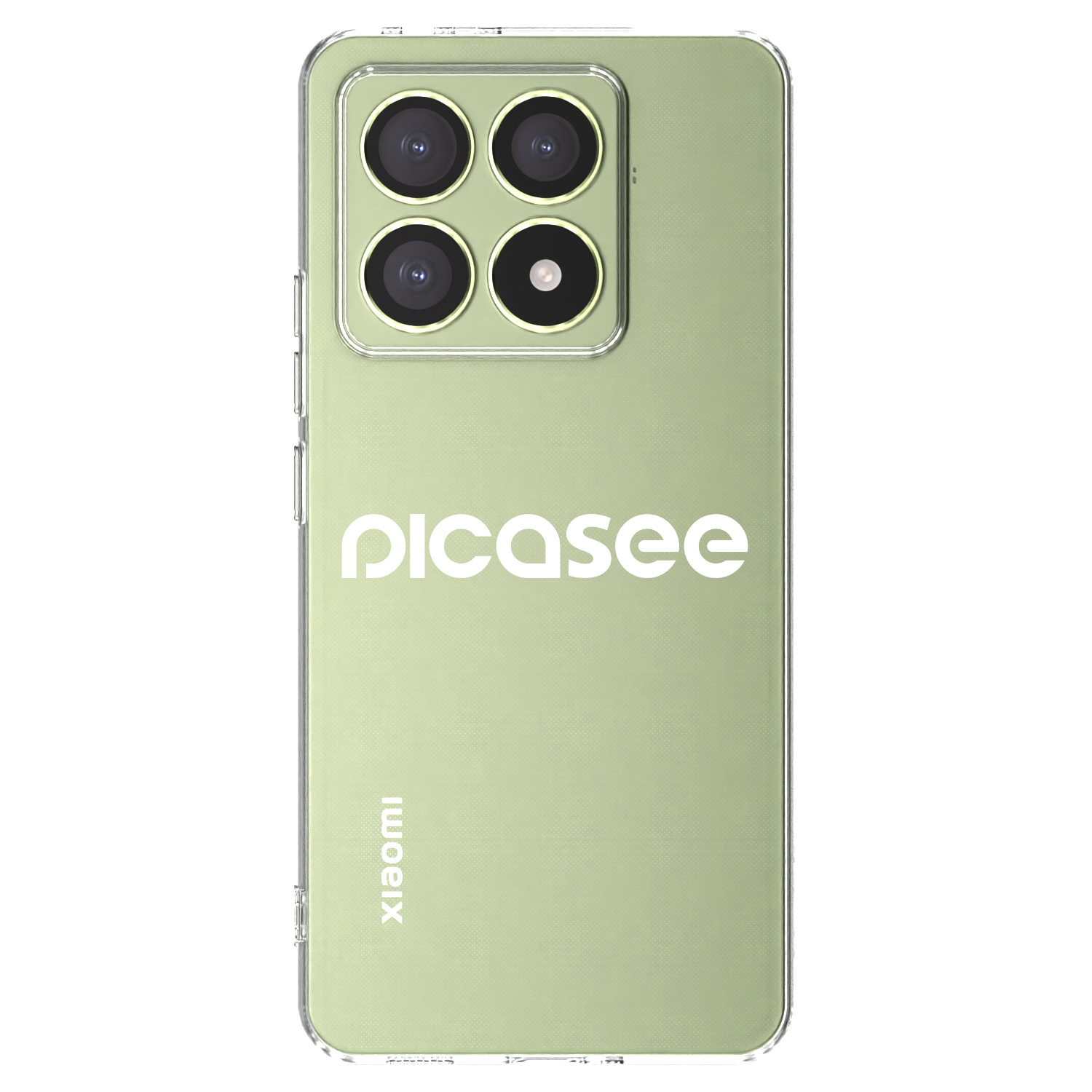 Picasee silikonska prozirna maskica za Xiaomi 14T - Picasee - new logo - white