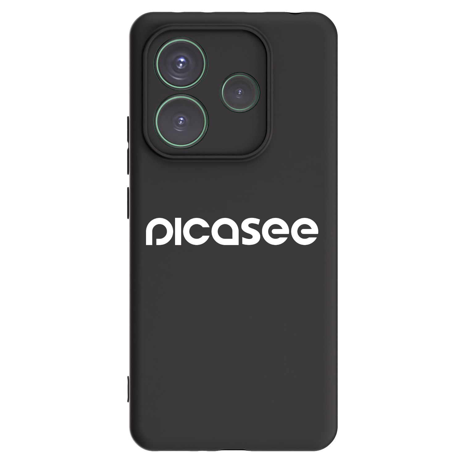 Picasee crna silikonska maskica za Xiaomi Redmi Note 14 5G - Picasee - new logo - white