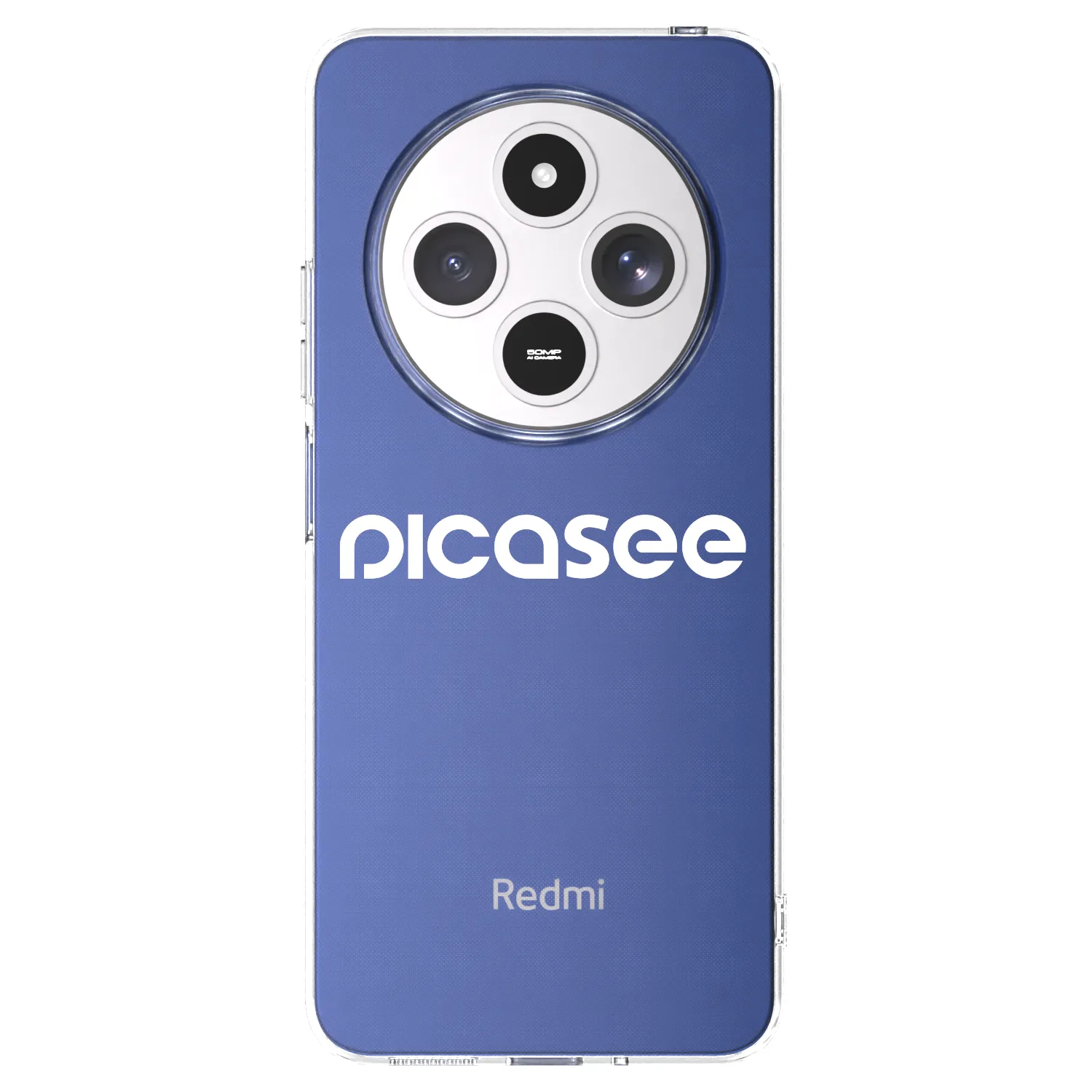 Picasee silikonska prozirna maskica za Xiaomi Redmi 14C - Picasee - new logo - white