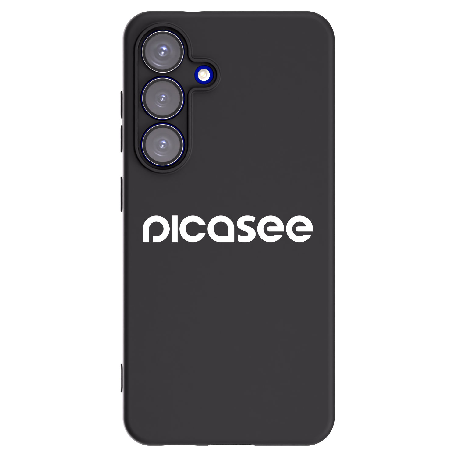 Picasee crna silikonska maskica za Samsung Galaxy S25 5G - Picasee - new logo - white