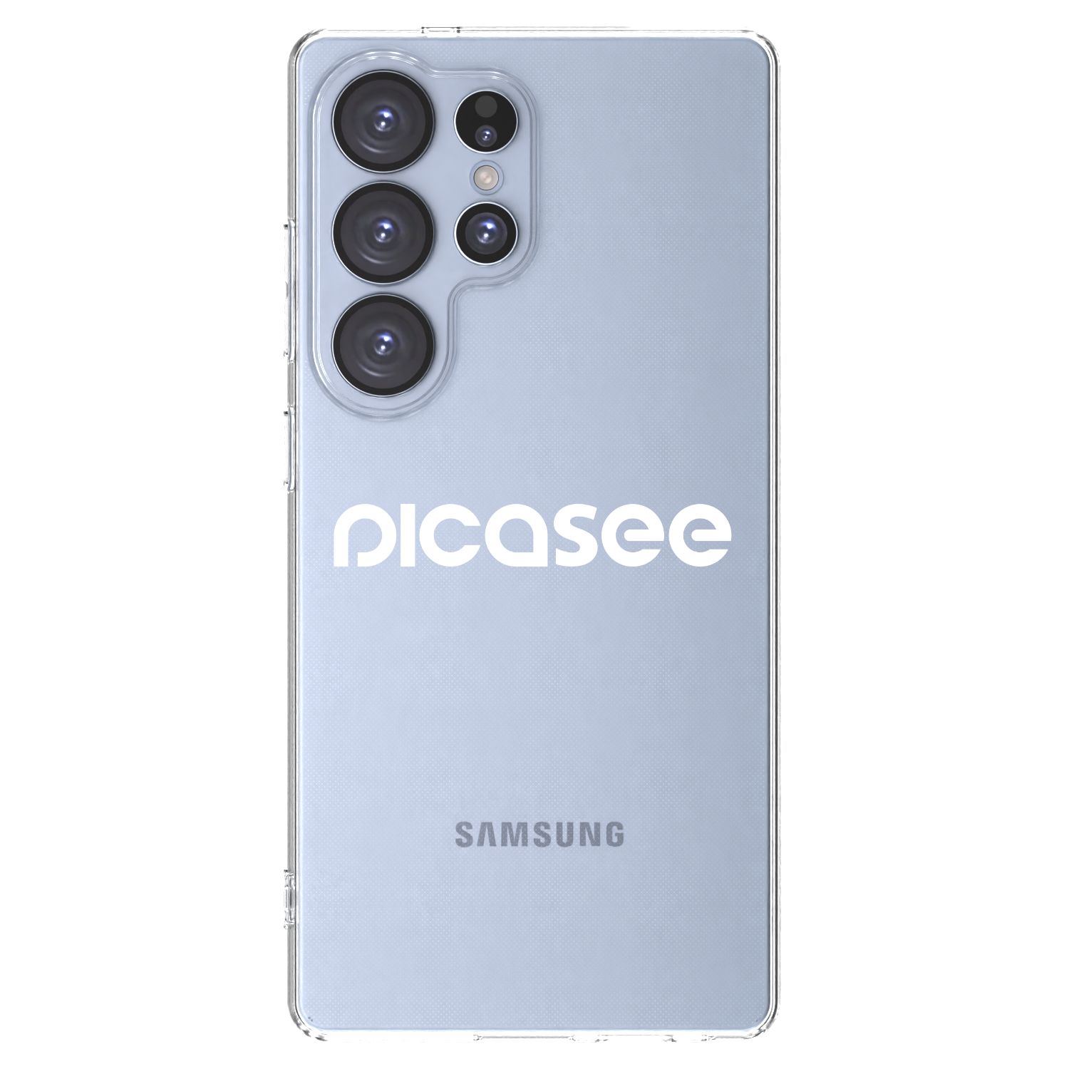 Picasee silikonska prozirna maskica za Samsung Galaxy S25 Ultra 5G - Picasee - new logo - white