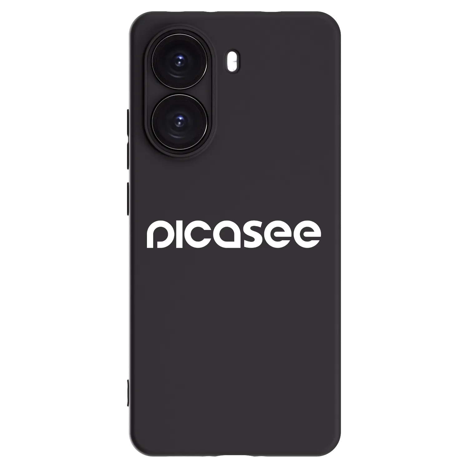 Picasee crna silikonska maskica za Xiaomi Poco X7 Pro 5G - Picasee - new logo - white