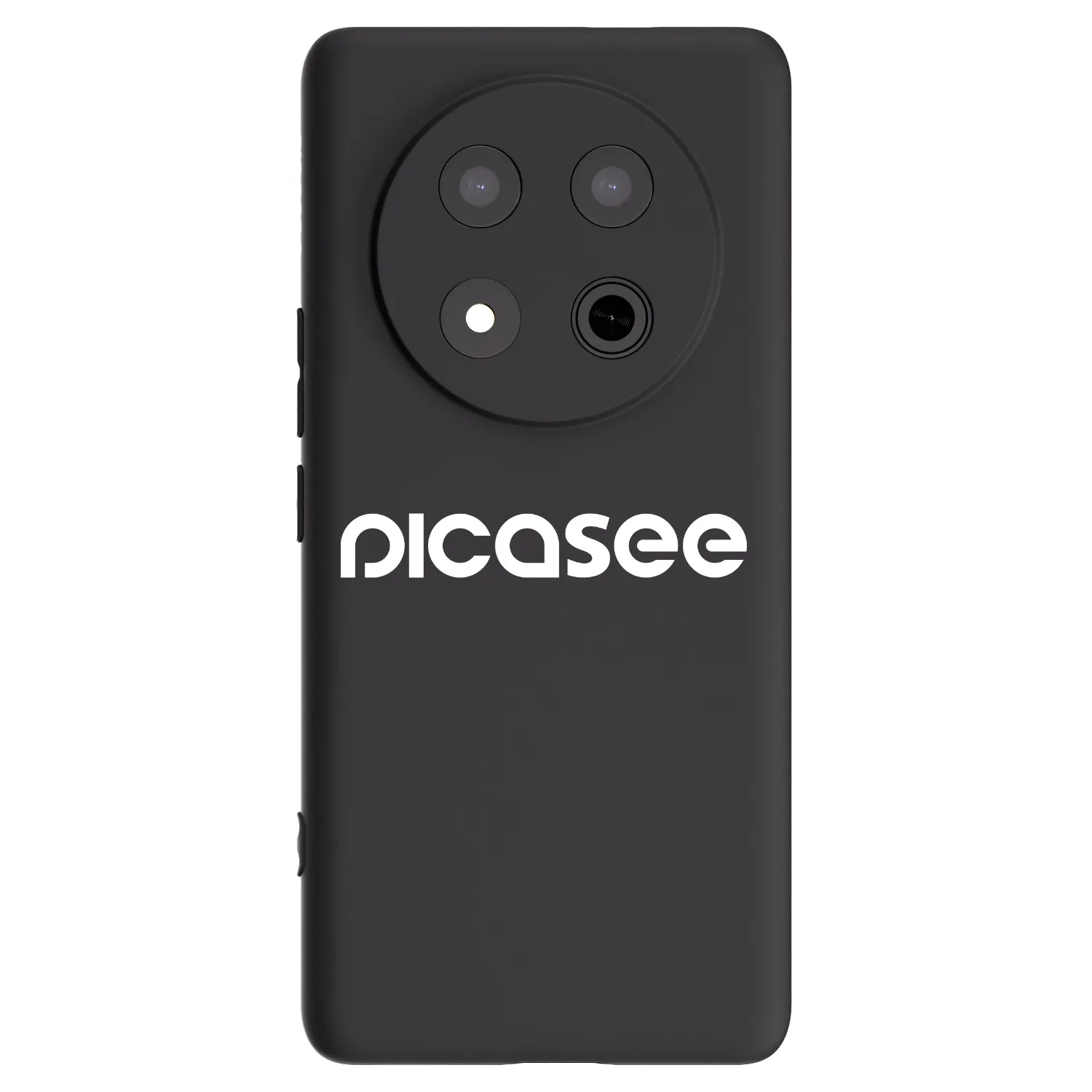 Picasee crna silikonska maskica za Honor Magic7 Lite 5G - Picasee - new logo - white