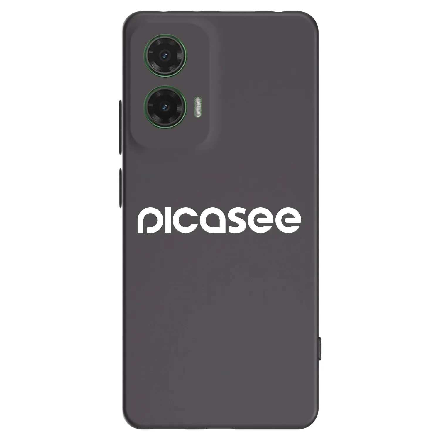 Picasee crna silikonska maskica za Motorola Moto G35 5G - Picasee - new logo - white
