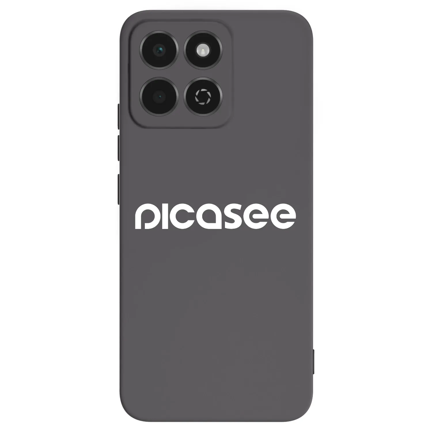 Picasee crna silikonska maskica za Honor 200 Smart 5G - Picasee - new logo - white