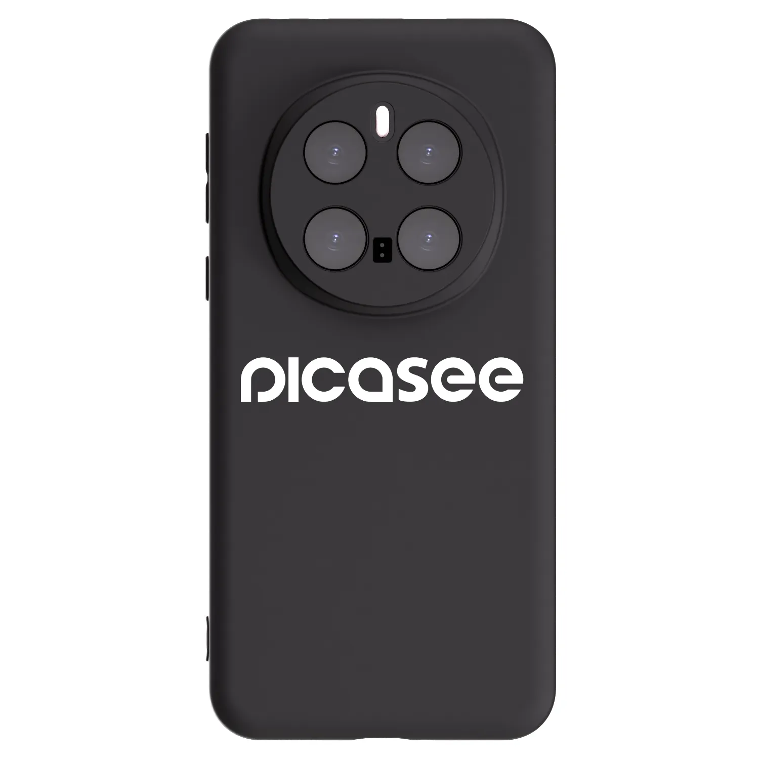 Picasee crna silikonska maskica za Honor Magic7 Pro 5G - Picasee - new logo - white