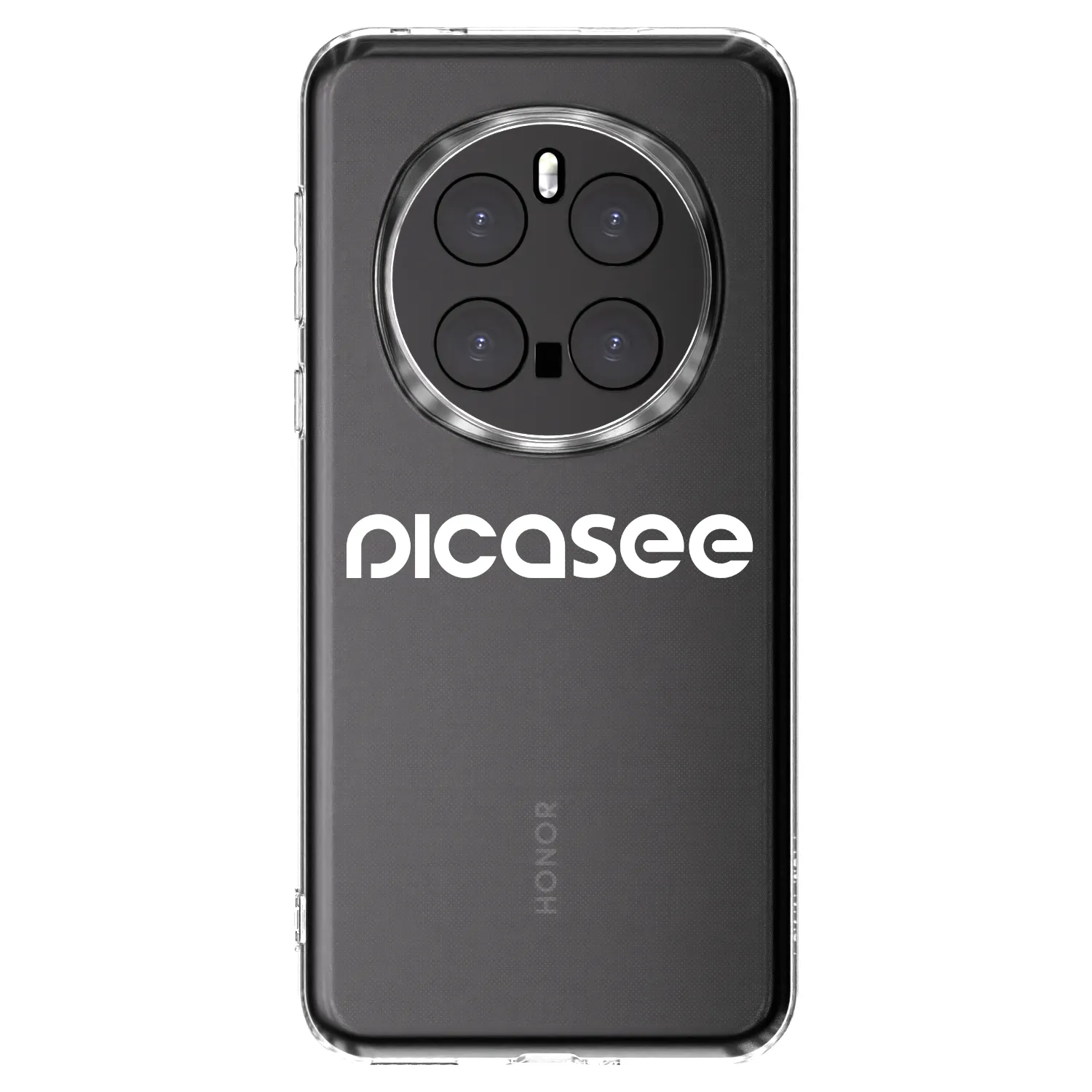 Picasee silikonska prozirna maskica za Honor Magic7 Pro 5G - Picasee - new logo - white