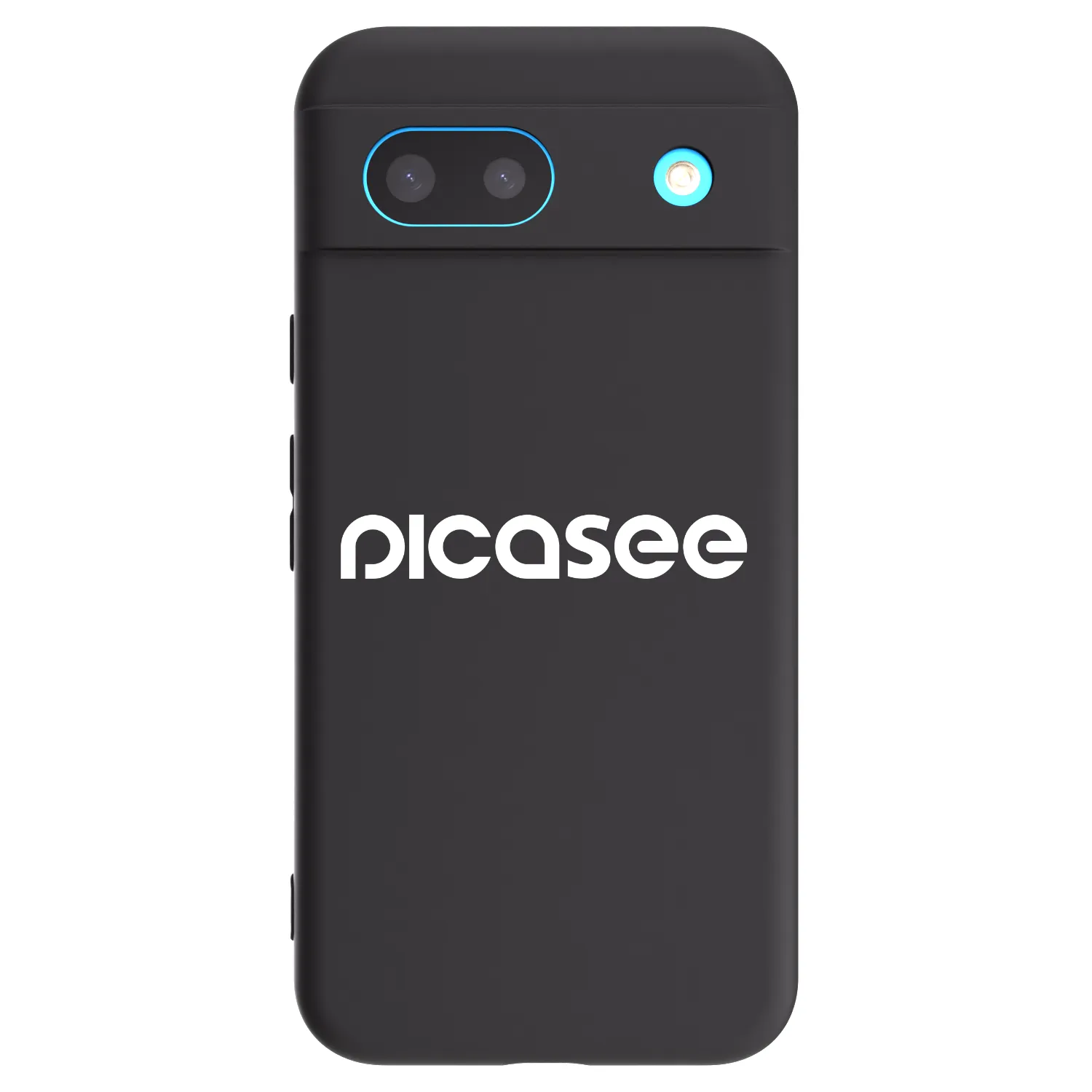 Picasee crna silikonska maskica za Google Pixel 8 - Picasee - new logo - white