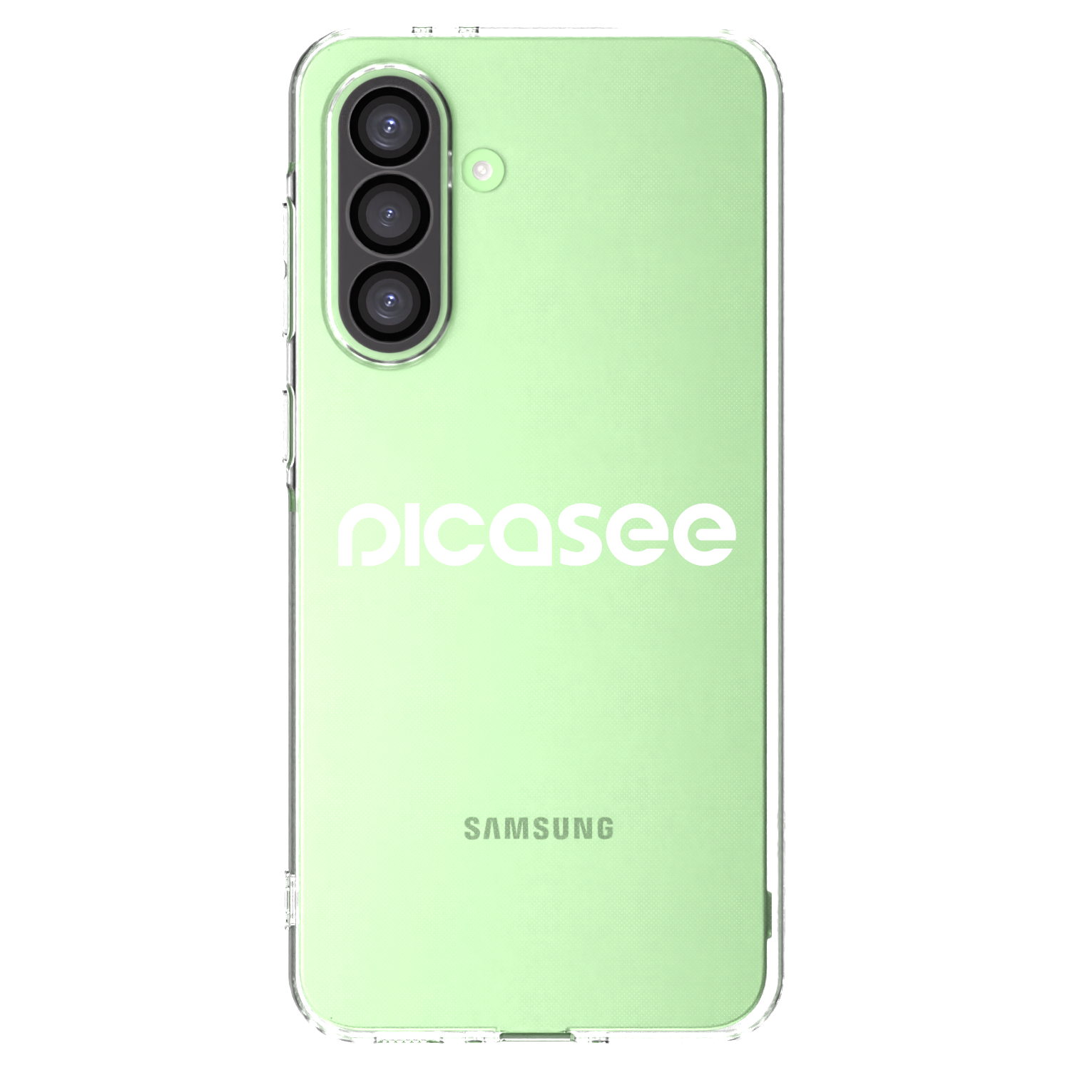 Picasee silikonska prozirna maskica za Samsung Galaxy A26 5G A266B - Picasee - new logo - white