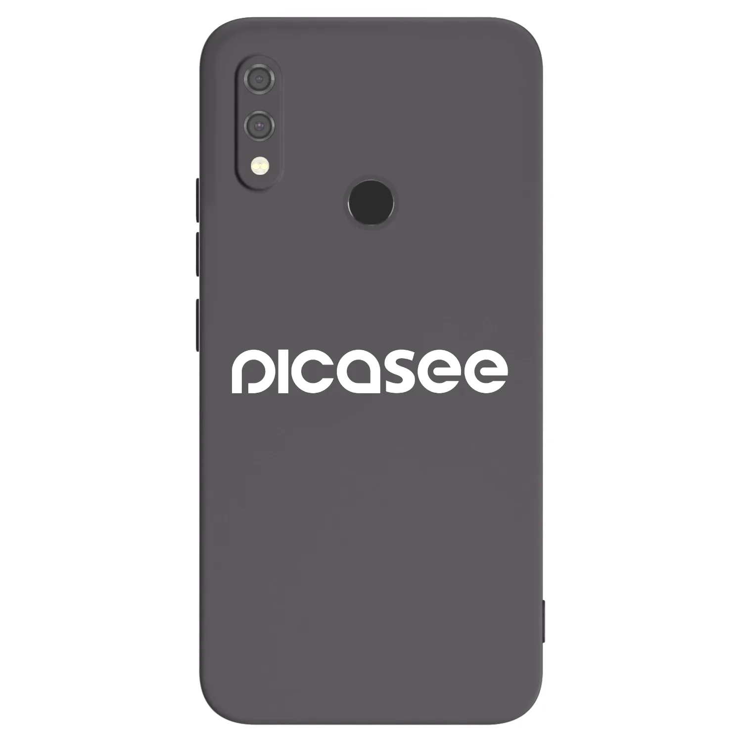 Picasee crna silikonska maskica za Xiaomi Redmi Note 7 - Picasee - new logo - white