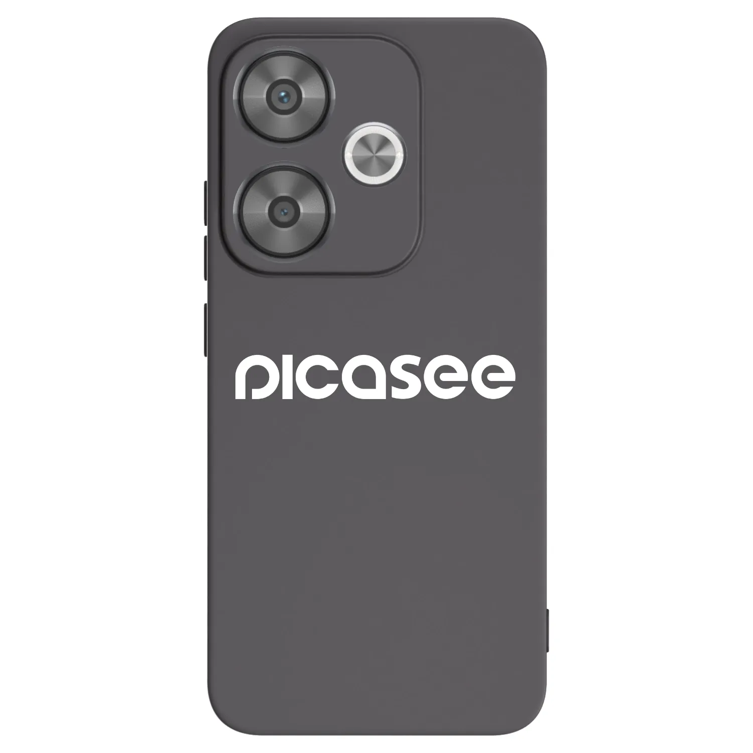 Picasee crna silikonska maskica za Xiaomi Poco F6 - Picasee - new logo - white