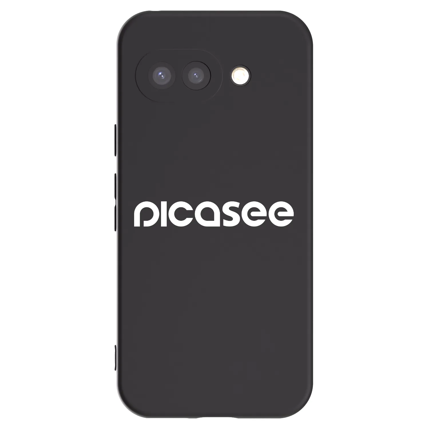 Picasee crna silikonska maskica za Google Pixel 9a - Picasee - new logo - white