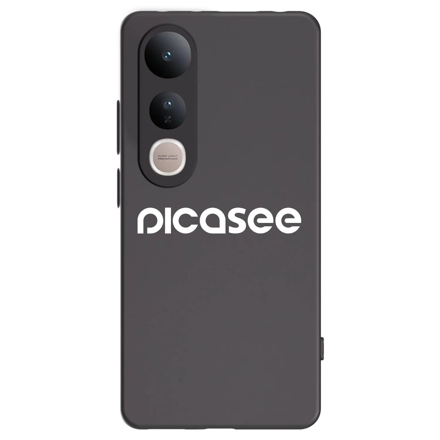 Picasee crna silikonska maskica za Vivo V50 Lite 5G - Picasee - new logo - white
